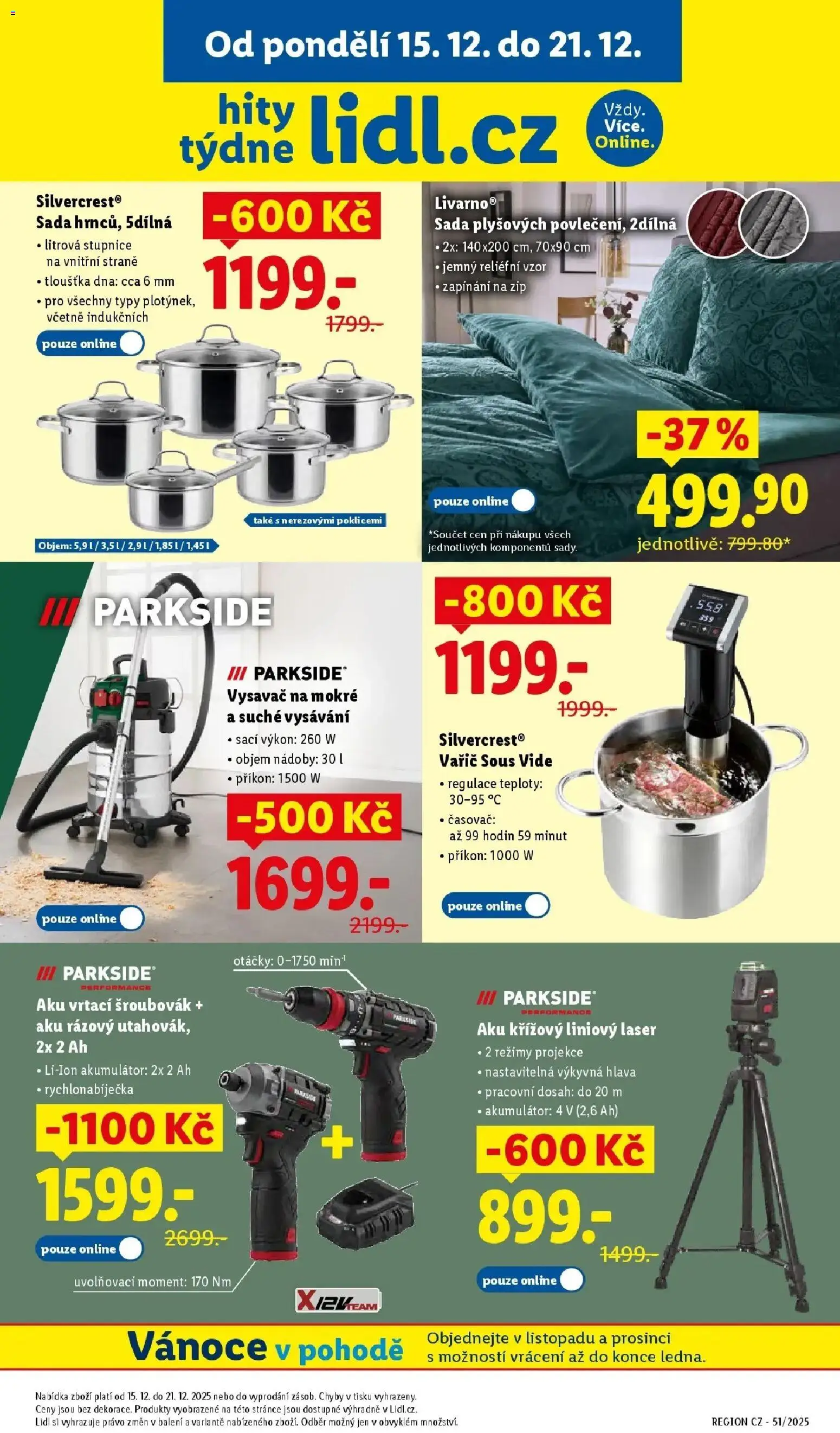 Lidl - Lidl leták do 17.12.2025 od 15.12.2025 | Strana: 35 | Produkty: Parkside, Sous vide, Šroubovák, Vařič