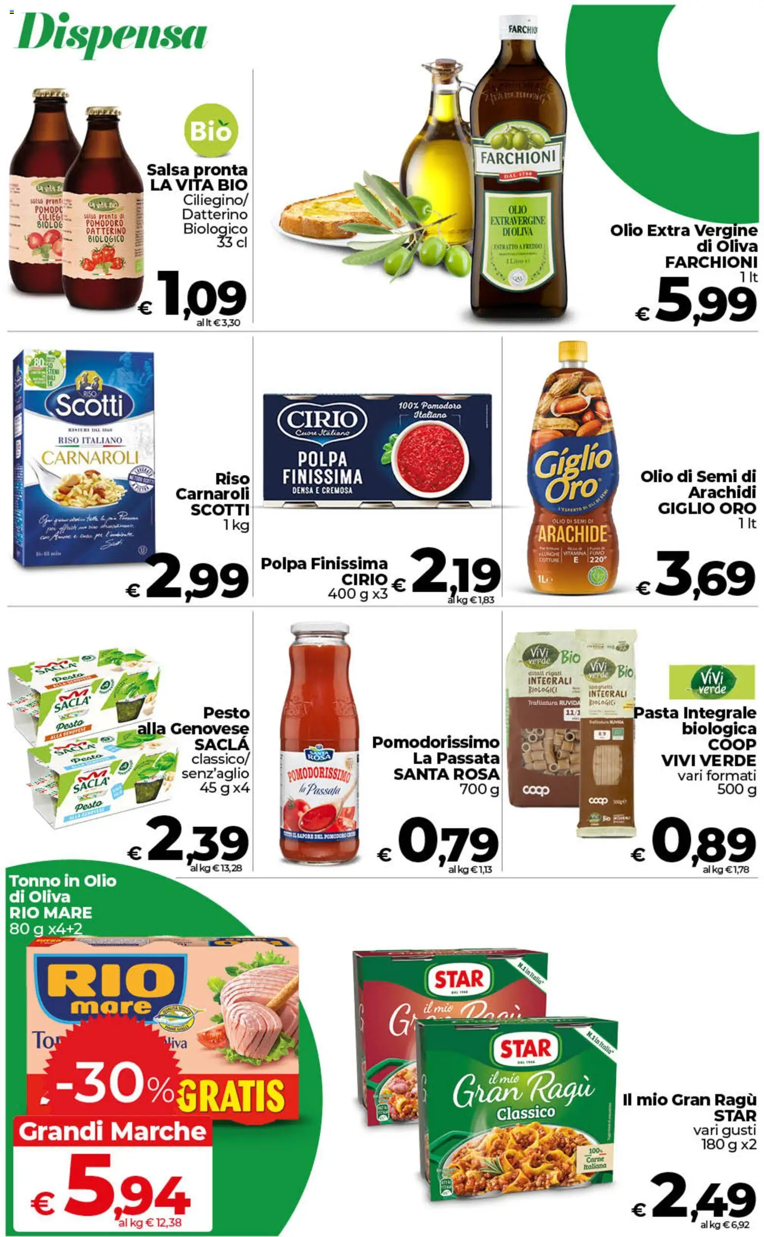 Volantino COOP del 13.02.2026 | Pagina: 25 | Prodotti: Salsa, Pesto, Tonno, Arachidi