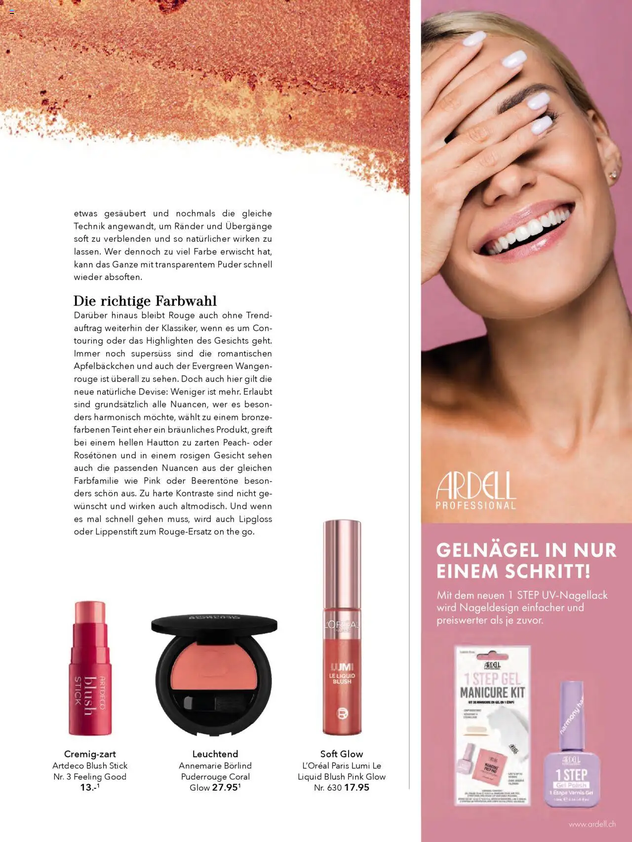 Coop Aktionen Beauty & Life ab 05.06.2025 | Seite: 27 | Produkte: Blush, Rouge, Puder, Sehen