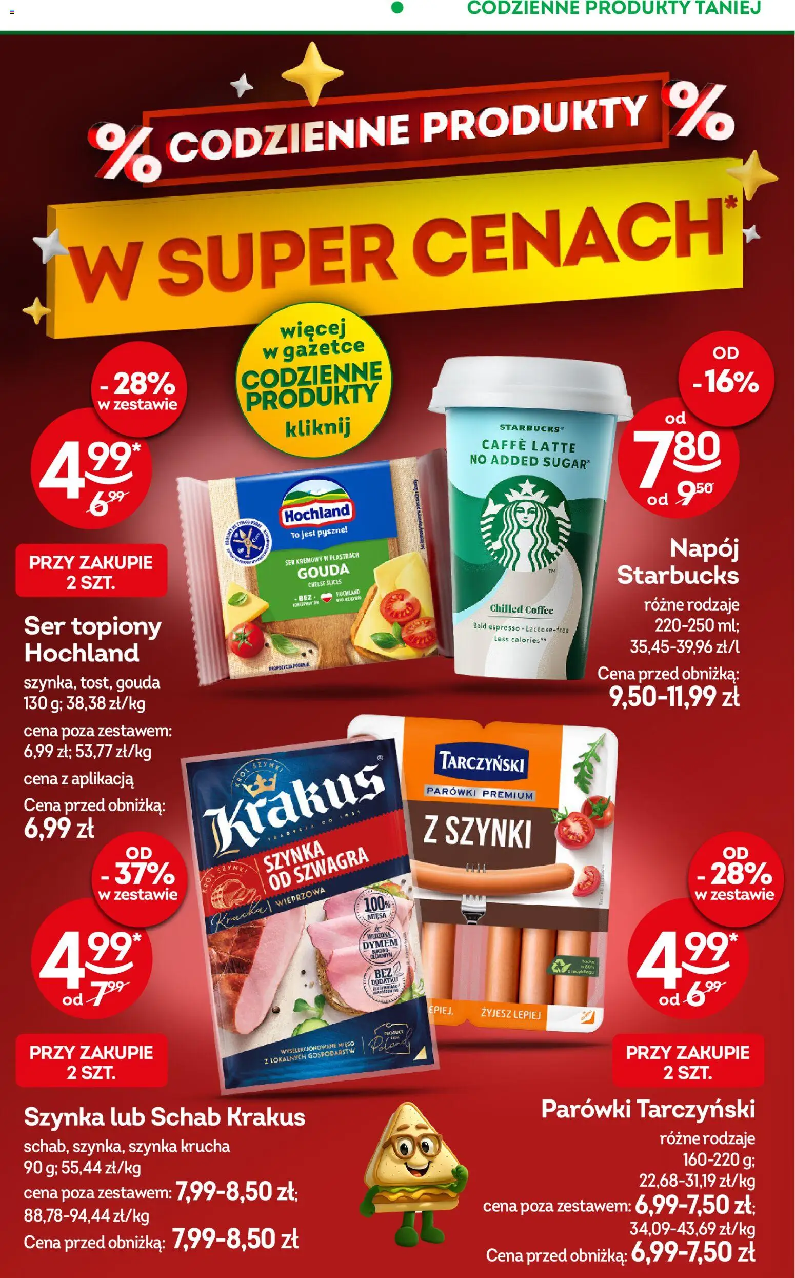 Żabka Gazetka od 05.11.2025 | Strona: 8 | Produkty: Mięso, Parówki, Szynka, Parówki tarczyński