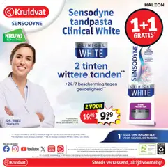 Kruidvat folder week 43 - Voorbeeld van een folder van Kruidvat, geldig van 20.10.2025 | Pagina: 58 | Producten: Papier, Tandpasta, Kan