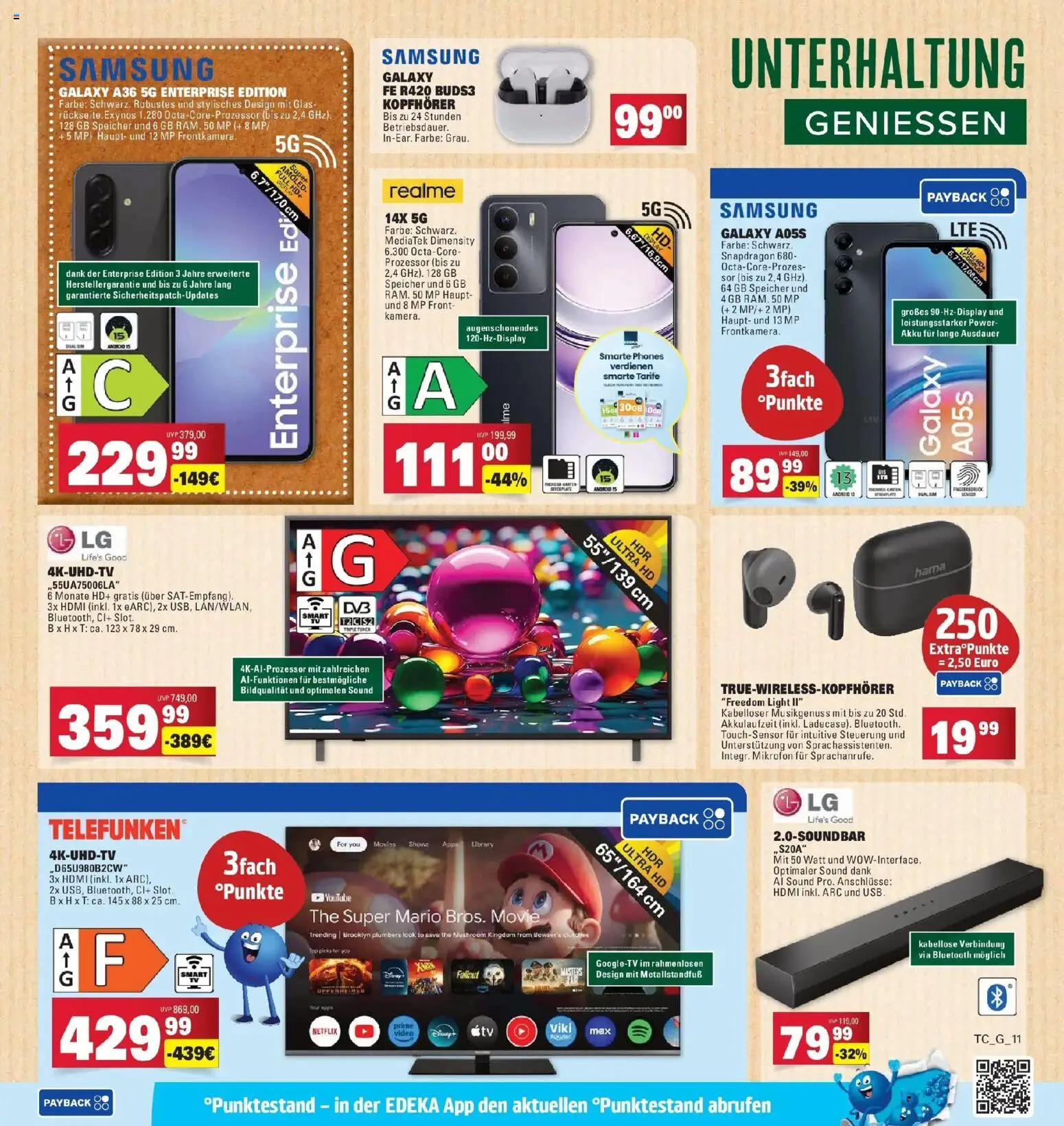 Edeka prospekt Wörth Am Rhein	 – gültig ab 14.12.2025 | Seite: 63 | Produkte: LG, Soundbar, Smartphone, Kopfhörer