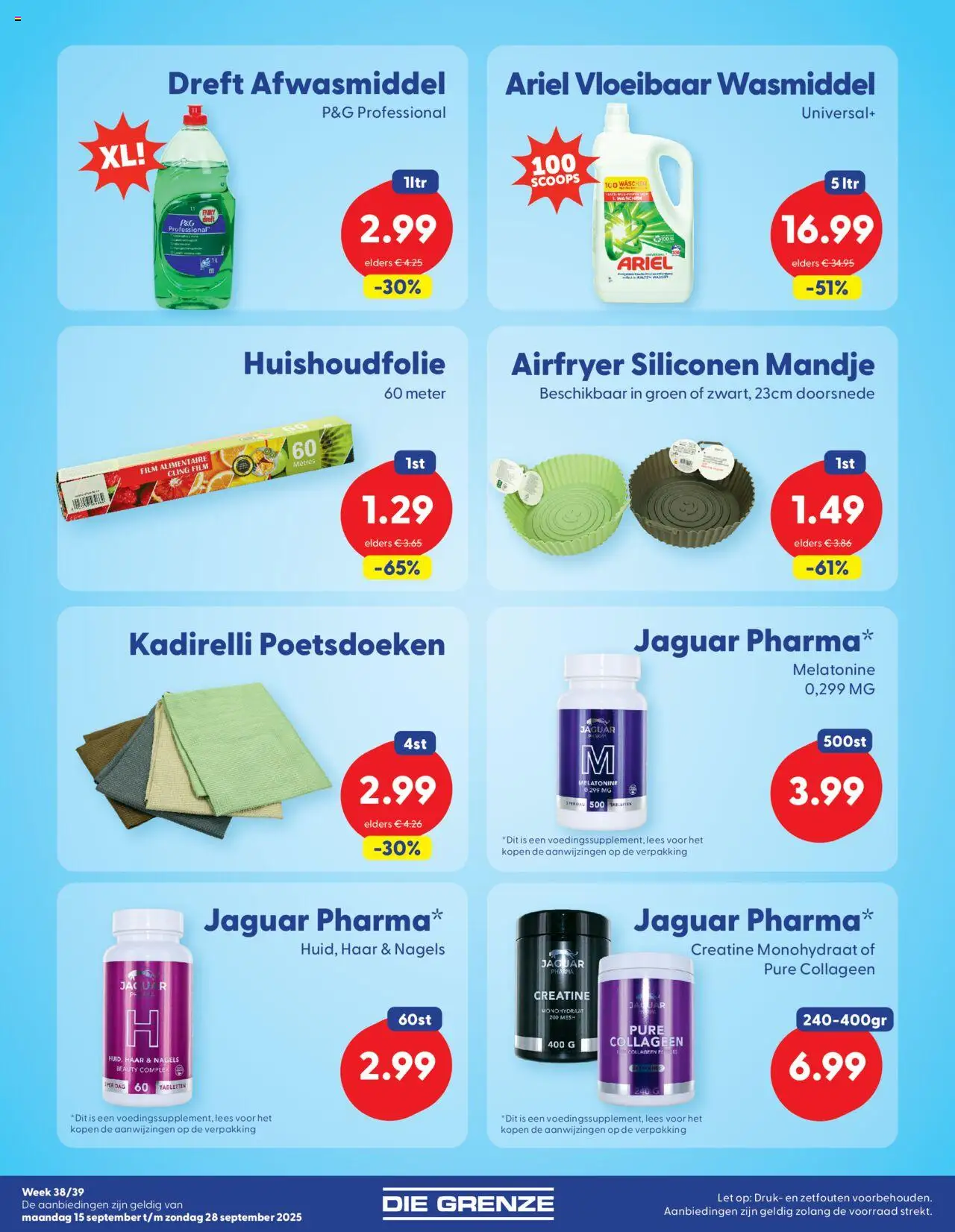  | Pagina: 7 | Producten: Wasmiddel, Afwasmiddel, Poetsdoeken