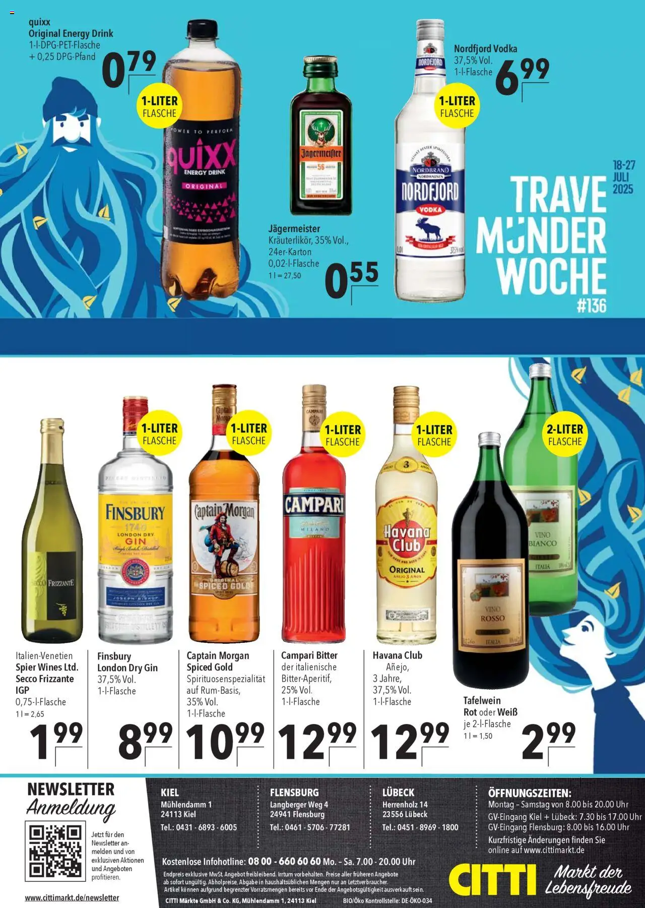CITTI Markt  Aktuelle Angebote für Profis - gültig ab dem 16.07.2025 | Seite: 8 | Produkte: Havana club, Energy, Jägermeister, Captain morgan