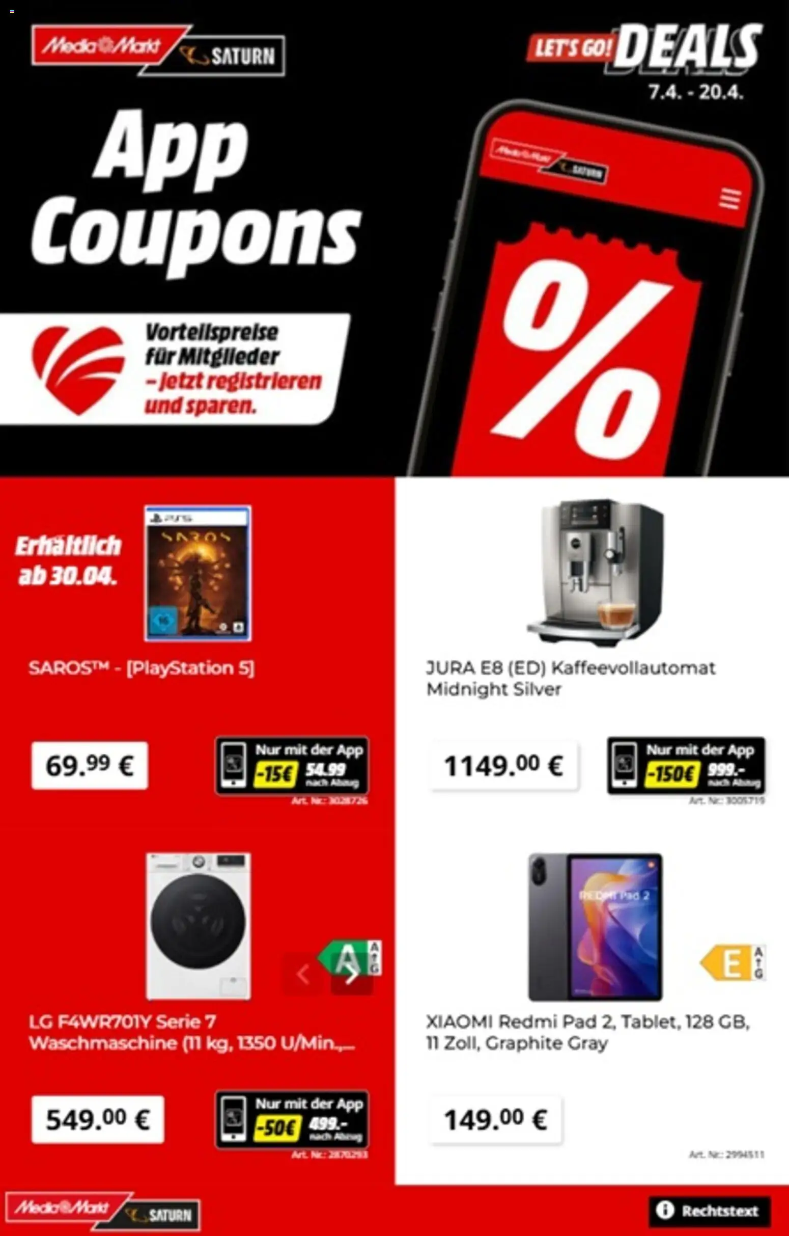 Media Markt Prospekt 	 – gültig ab 07.04.2026 | Seite: 1