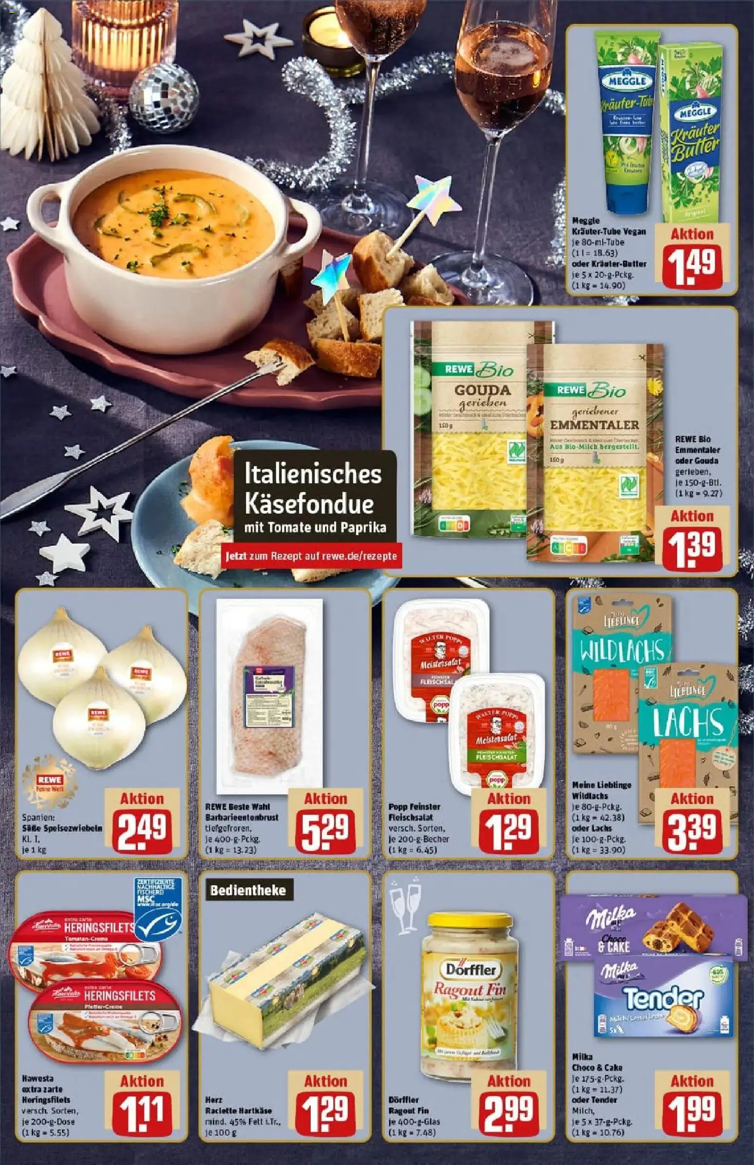 Rewe prospekt Lichtenau	 – gültig ab 22.12.2025 | Seite: 3 | Produkte: Butter, Gouda, Kräuterbutter, Paprika
