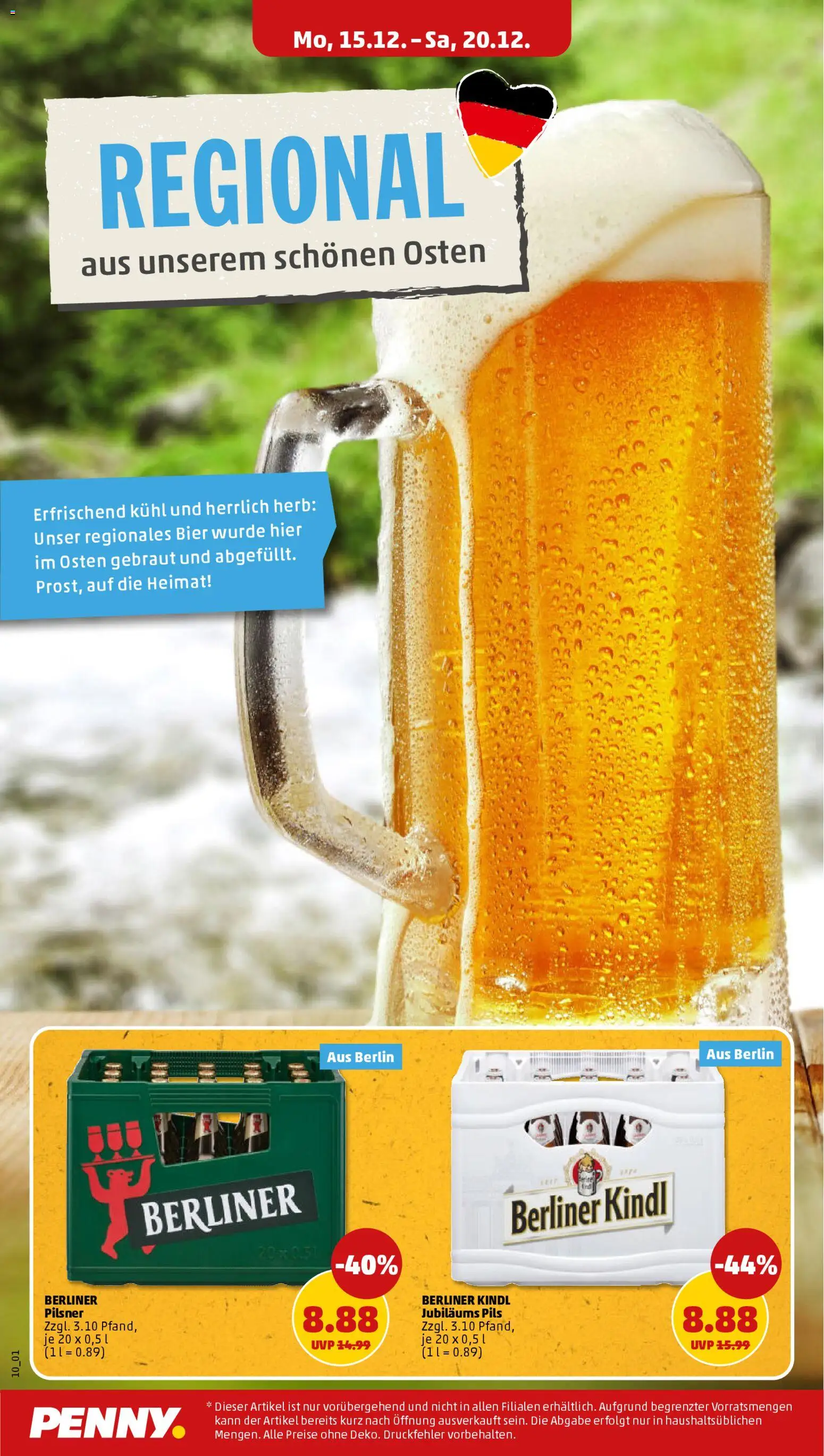 Penny Prospekt 	 – gültig ab 15.12.2025 | Seite: 14 | Produkte: Berliner, Bier, Pils, Berliner pilsner