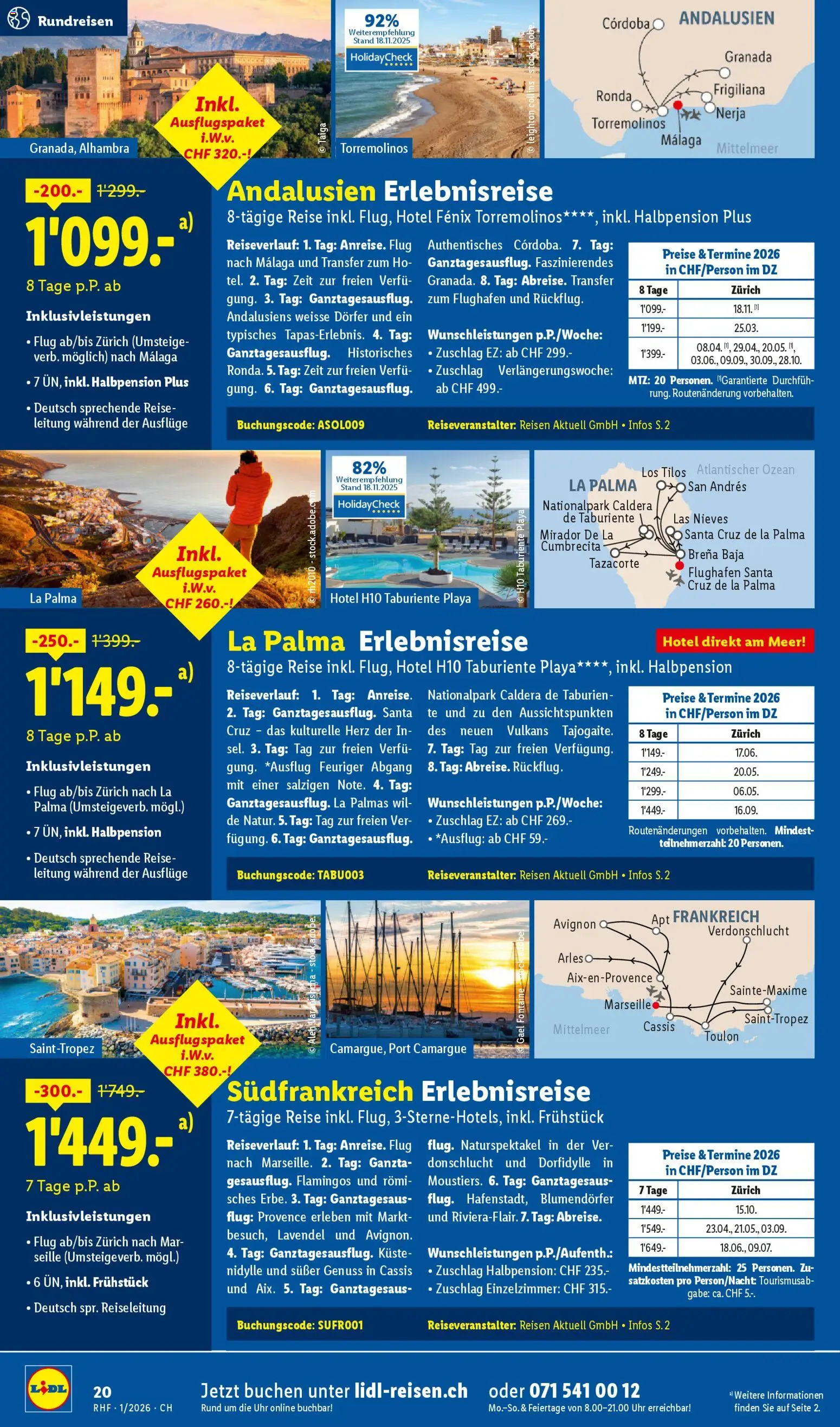 Lidl Aktionen Reisen Januar – gültig ab 29.12.2025 | Seite: 20 | Produkte: Uhr