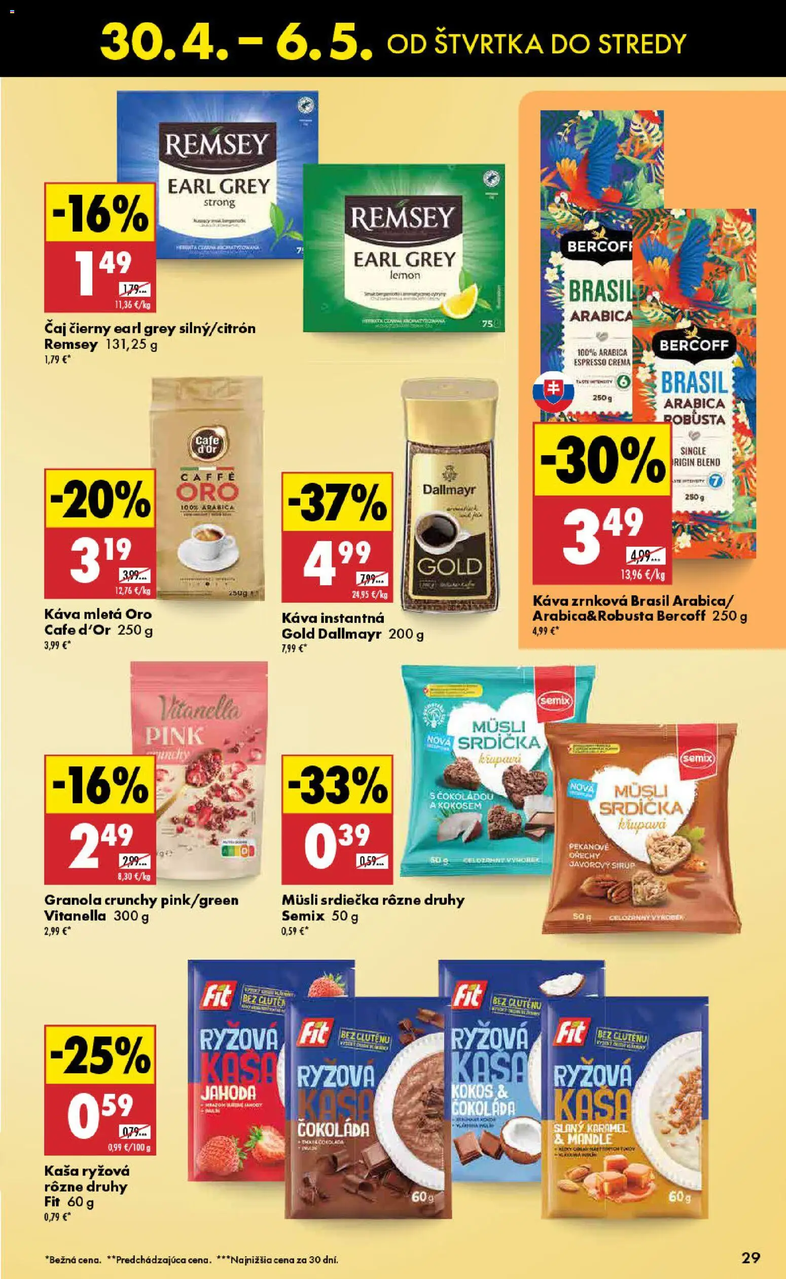 Nové Biedronka akcie – leták je platný od 30.04.2026 | Strana: 29 | Produkty: Javorový sirup, Káva, Čokoláda, Orechy