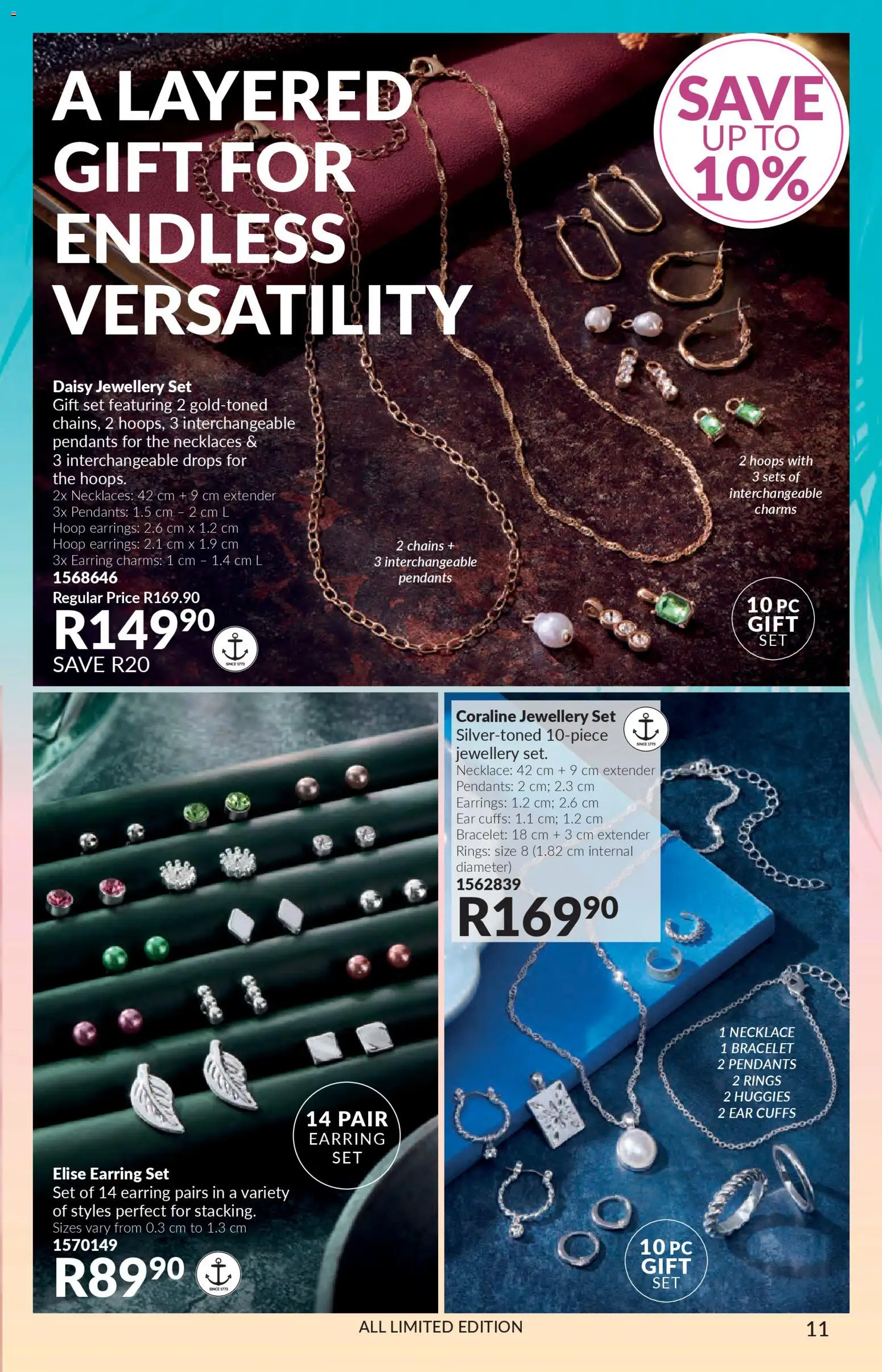 New Avon catalogue – valid from 30.11.2025 | Page: 11 | Products: PC, Earrings, Necklaces