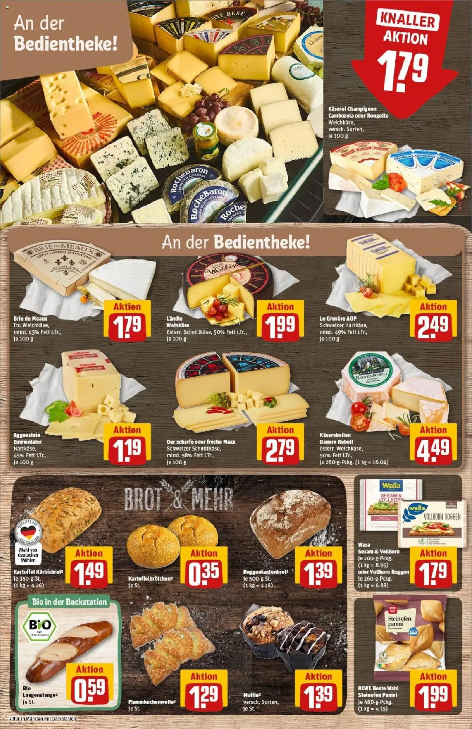 Rewe prospekt München / Bogenhausen	 – gültig ab 18.01.2026 | Seite: 15 | Produkte: Mehl, Brot