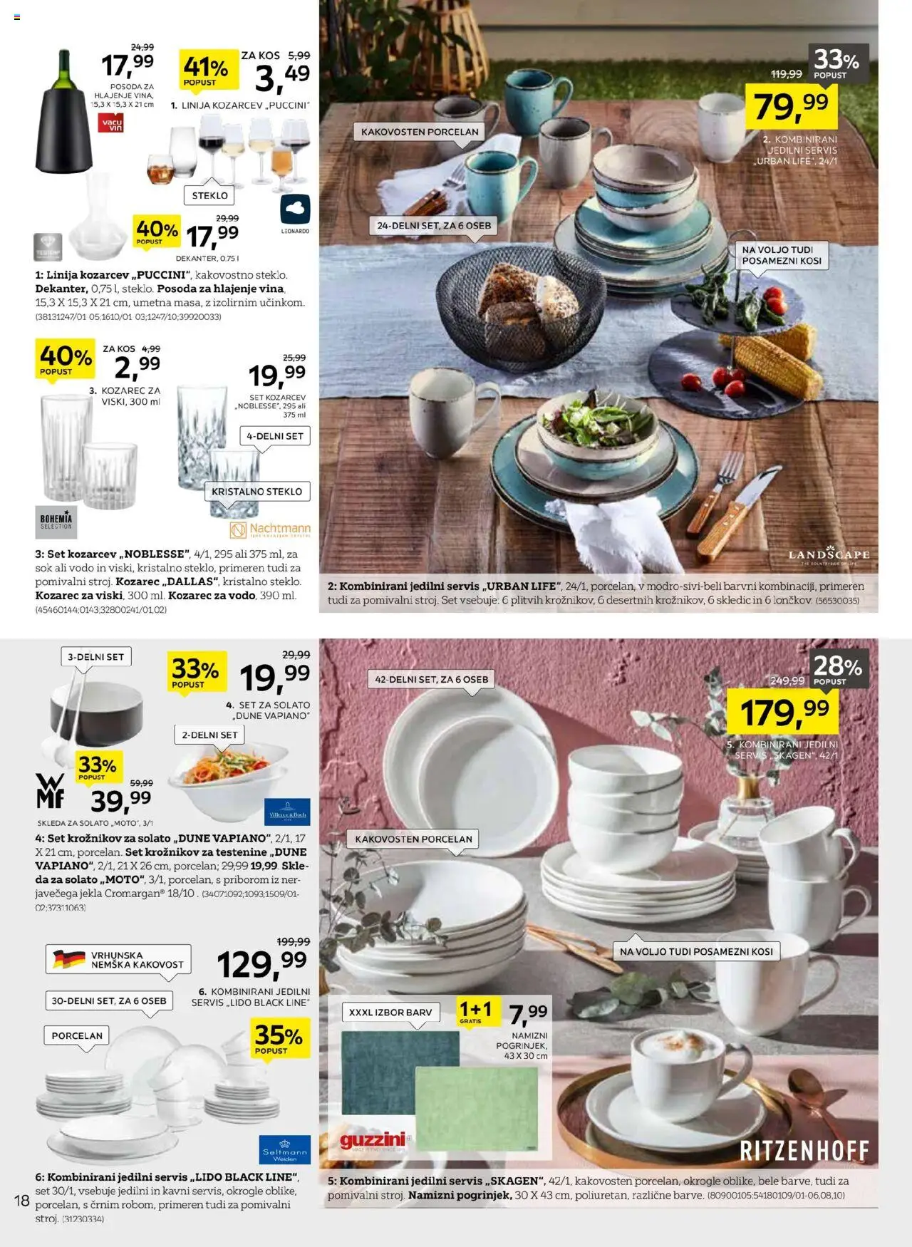 XXXL Lesnina katalog začetek novega poglavja │ velja od 19.08.2025 | Stran: 18 | Izdelki: Kozarec, Kos, Sok, Testenine