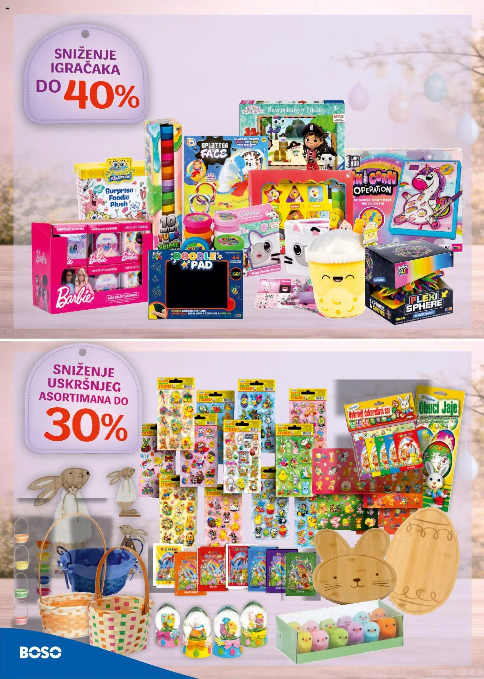 Boso katalog | vrijedi od 26.03.2026 | Stranica: 16 | Proizvodi: Barbie, Jaja, Merci