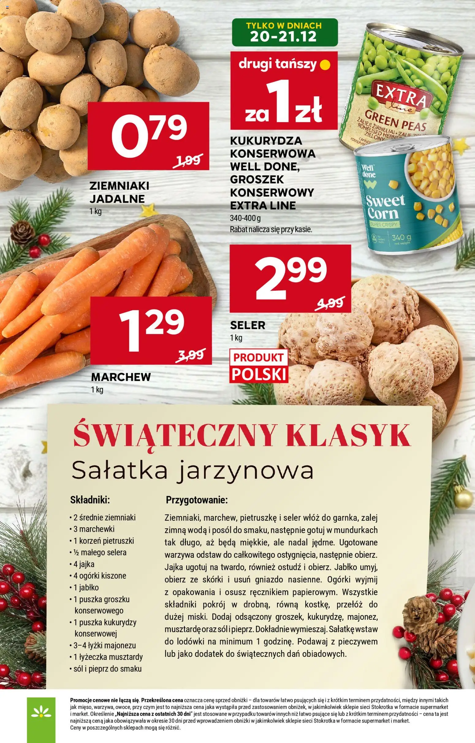 Stokrotka Gazetka - Market od 18.12.2025 | Strona: 10 | Produkty: Groszek, Kukurydza, Ogórki, Ziemniaki