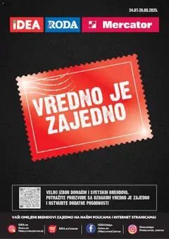 Idea - vredno je za jedno - pregled Idea kataloga - važi od 24.07.2025