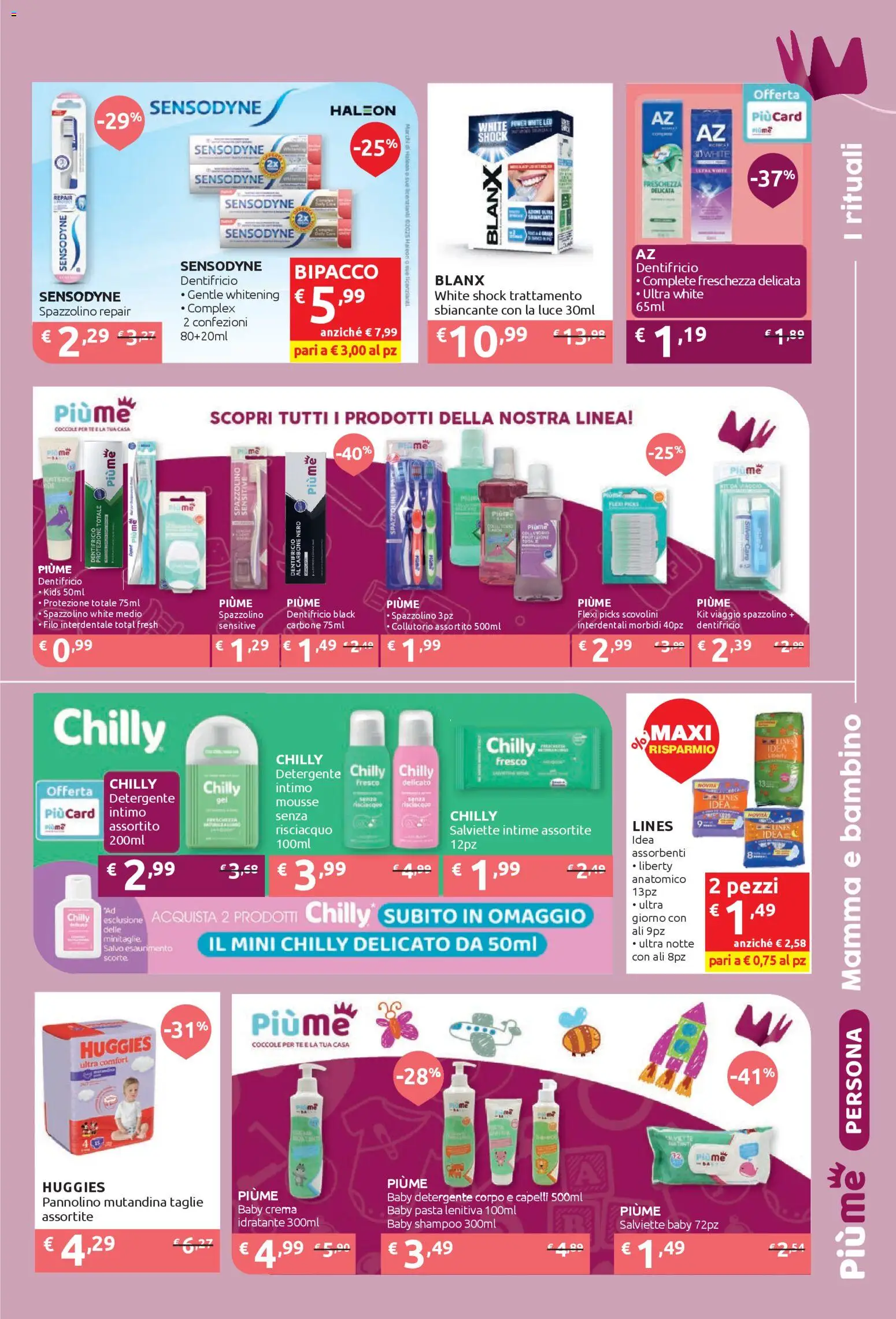 Volantino IperSoap del 01.12.2025 | Pagina: 15 | Prodotti: Crema, Filo interdentale, Detergente intimo, Detergente