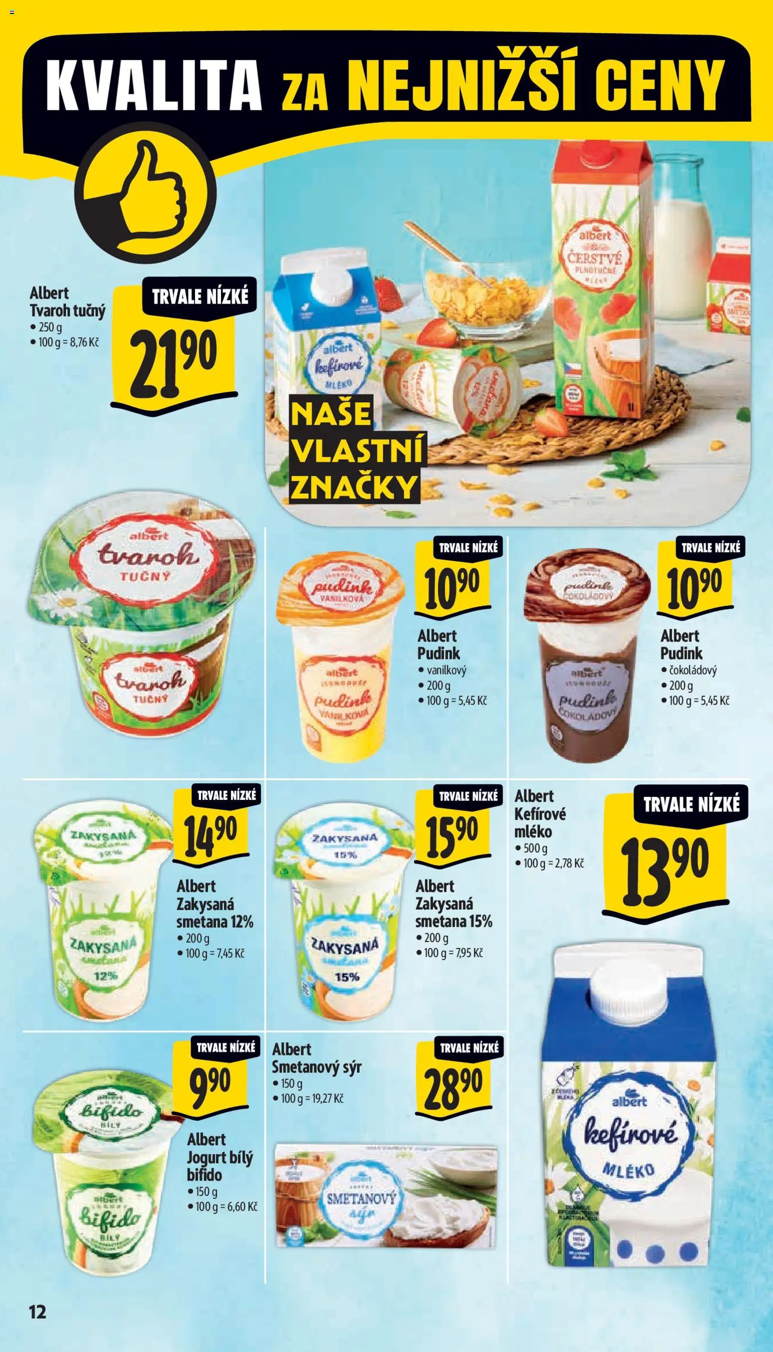 Albert leták - Supermarket od 22.04.2026 | Strana: 20 | Produkty: Sýr, Smetana, Tvaroh, Smetanový sýr