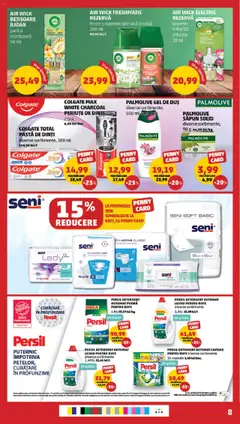 Catalog PENNY – valabil de la 09.07.2025 | Pagină: 8 | Produse: Săpun solid, Pudră, Gel de duș, Pastă de dinți