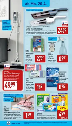 Aldi Ausblick ab 20.04.2026 gültig | Seite: 7 | Produkte: Kabel, Duft, Swiffer, Home creation