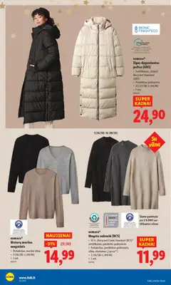 LIDL leidinys galioja nuo 15.12.2025 | Puslapis: 4 | Prekių: Suknelė, Megztinis, Paltas