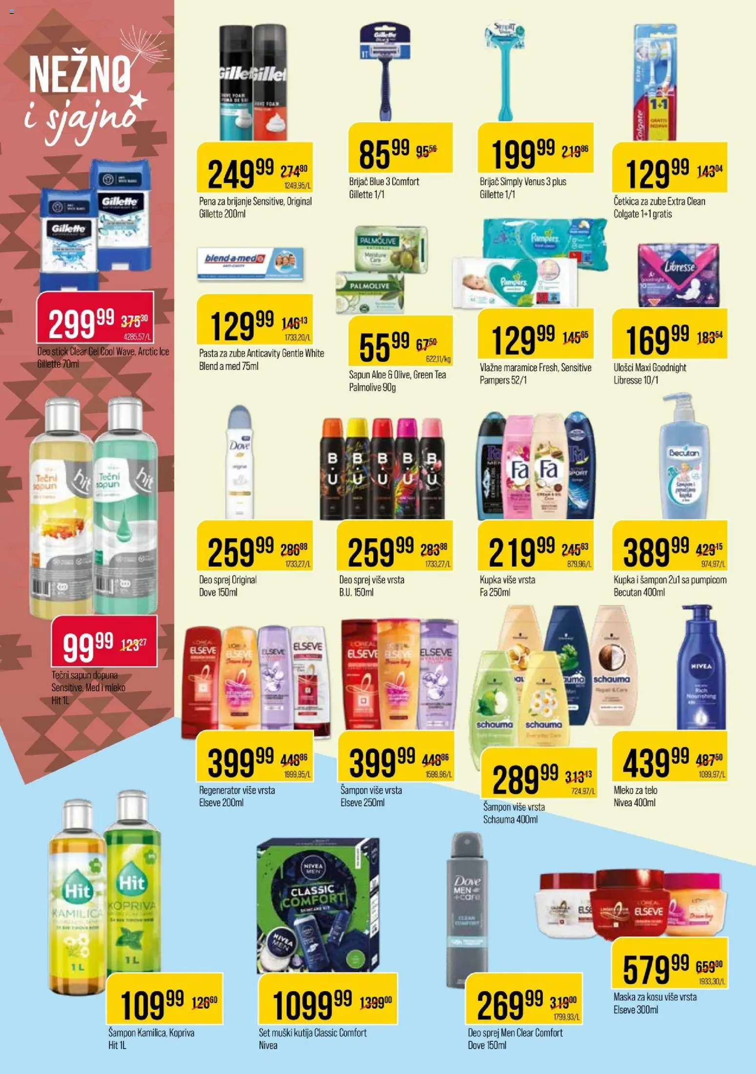 Metalac Proleter katalog - važi od 11.02.2026 | Strana: 10 | Proizvode: Colgate, Gillette, Pampers, Šampon