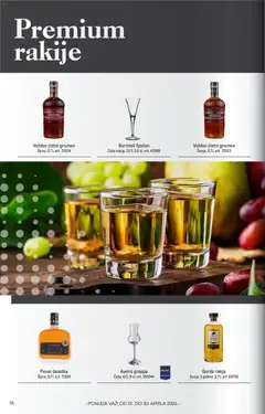 Metro katalog Horeca - pregled Metro kataloga - važi od 01.04.2026 | Strana: 16 | Proizvode: Rakija