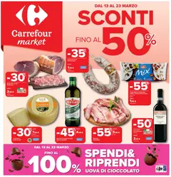Anteprima del volantino Carrefour volantino Market - Roma valido a partire dal 13.03.2026