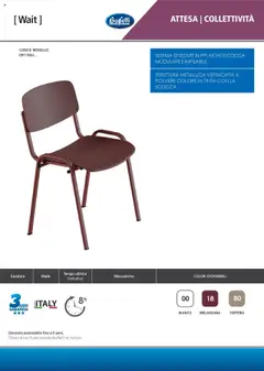 Anteprima del volantino Buffetti Sedie catalogo valido a partire dal 28.06.2025 | Pagina: 171