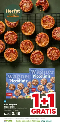 Plus - Folder week 42 - Voorbeeld van een folder van Plus, geldig van 15.10.2025 | Pagina: 21 | Producten: Salami, Pizza, Kan
