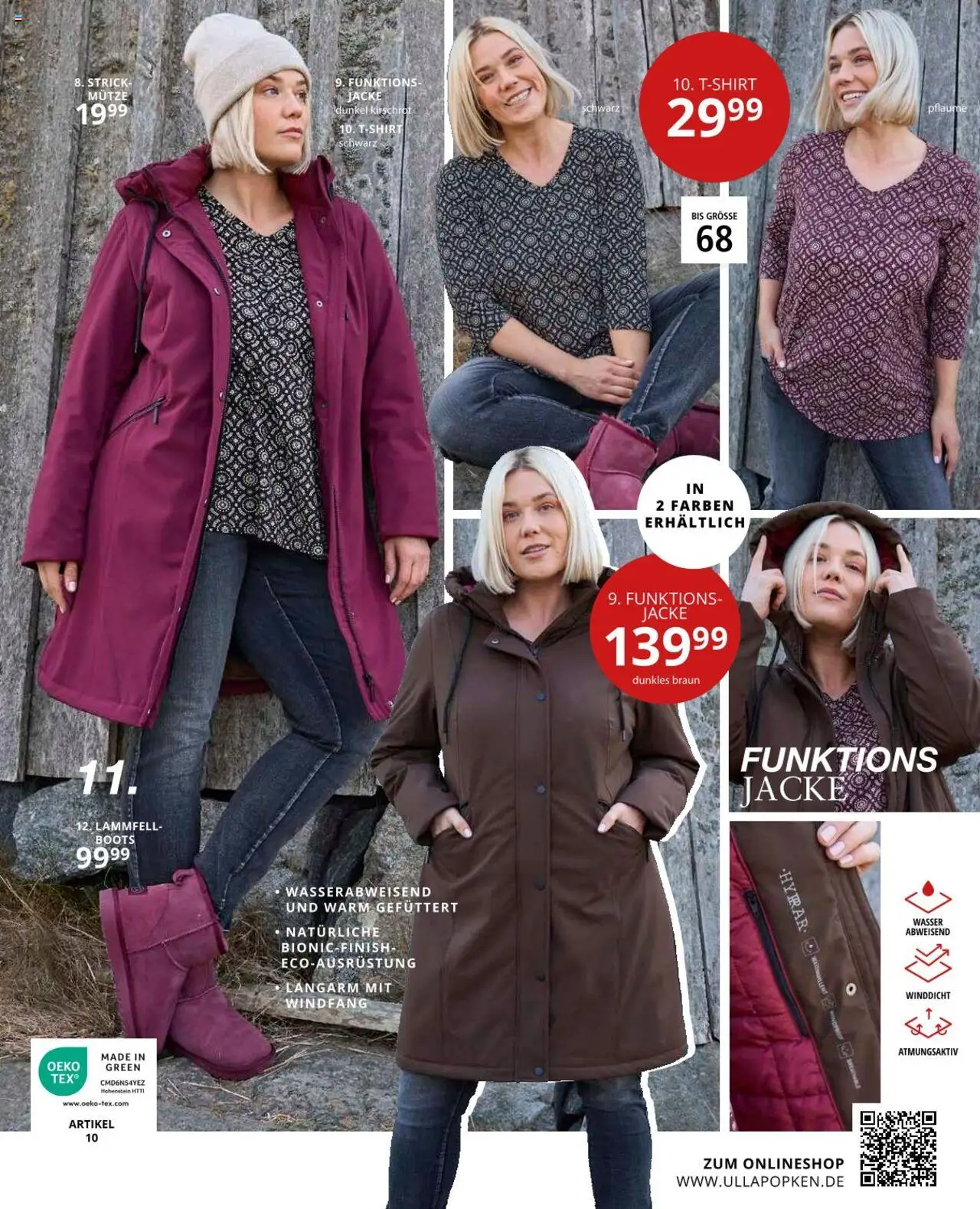 Ulla Popken Prospekt 	 – gültig ab 01.10.2025 | Seite: 25 | Produkte: Wasser, Jacke