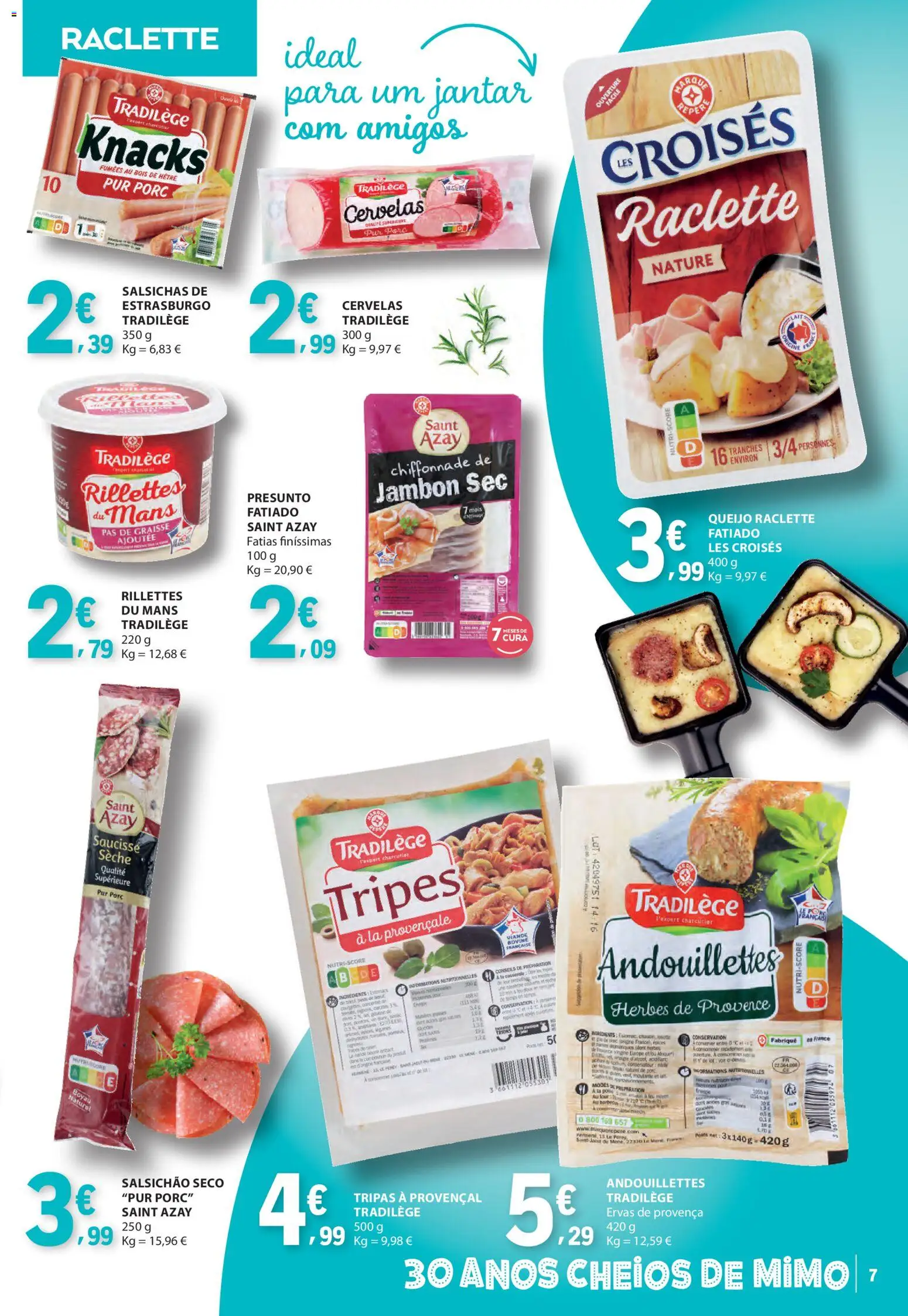 E.Leclerc Folheto da Nossa Marca │ válido de 01.11.2025 | Página: 7 | Produtos: Queijo, Presunto