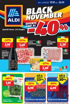Anteprima del volantino Aldi - Black Friday valido a partire dal 17.11.2025