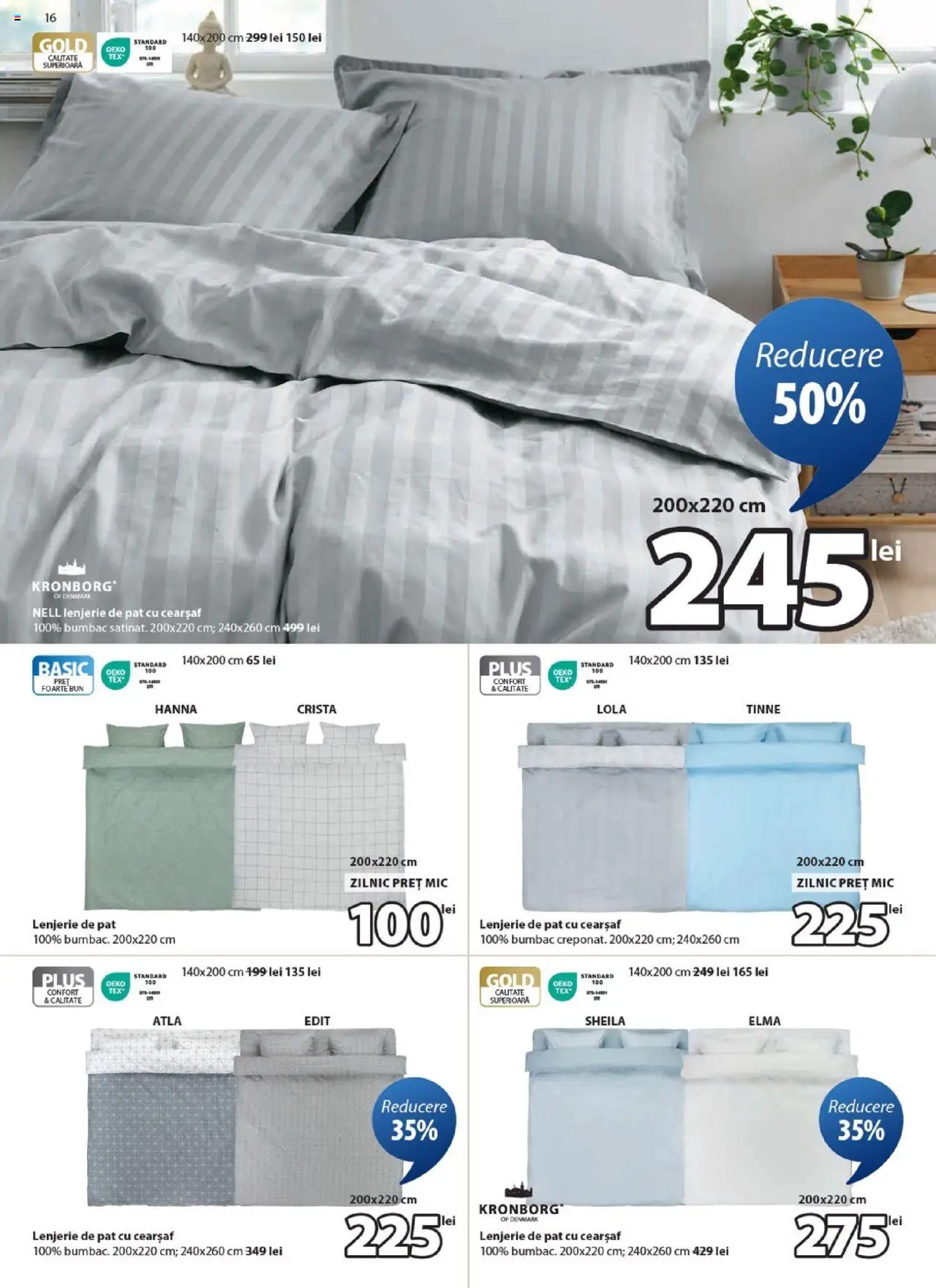 Noul catalog JYSK – valabil de la 26.09.2025 | Pagină: 16 | Produse: Pat, Lenjerie de pat