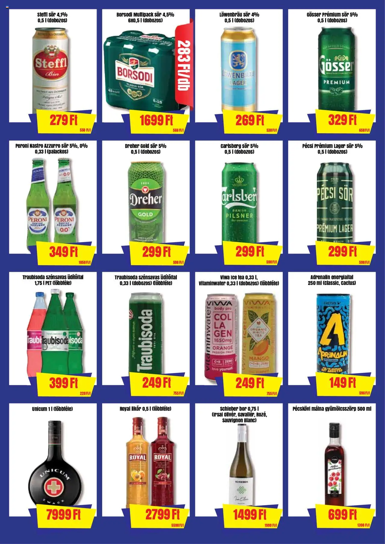 Magnetic akciós ujság - amely érvényes a következő dátumtól: 25.09.2025 | Oldal: 3 | Termékek: Málna, Kiseli krastavci, Steffl, Bundeva