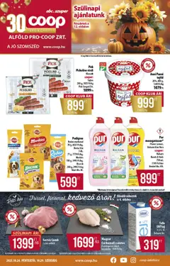COOP - Abc & szuper / Alföld Pro-Coop Zrt. - amely érvényes a következő dátumtól: 24.10.2025