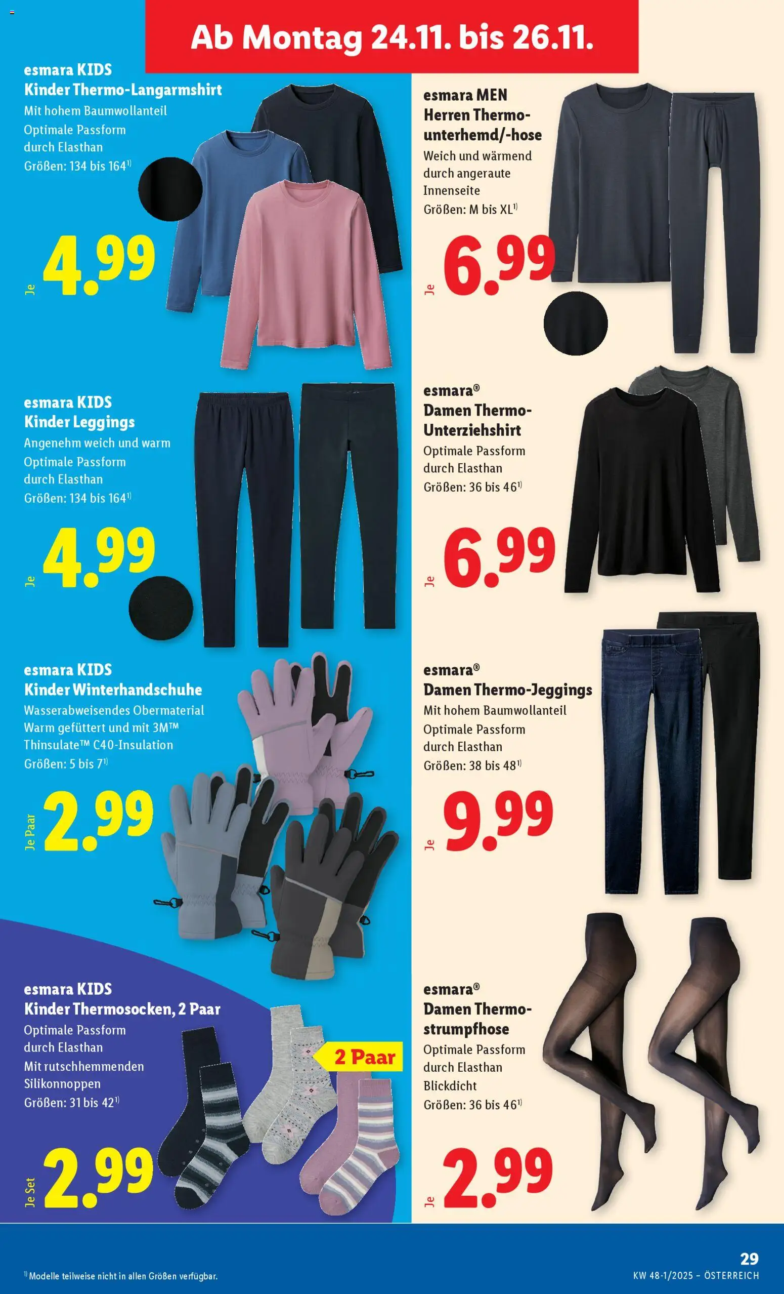 Lidl Flugblatt - Oberpullendorf, Güssing, Oberwart gültig ab 20.11.2025 | Seite: 31 | Produkte: Leggings, Strumpfhose