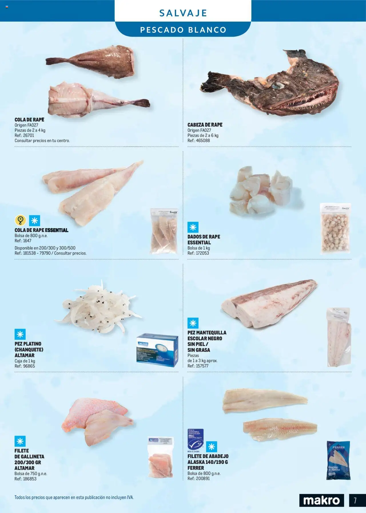 Makro - Especial Pescados Centro │ válido desde el 11.06.2025 | Página: 7 | Productos: Pescado, Bolsa, Filete, Συσκευή ροής