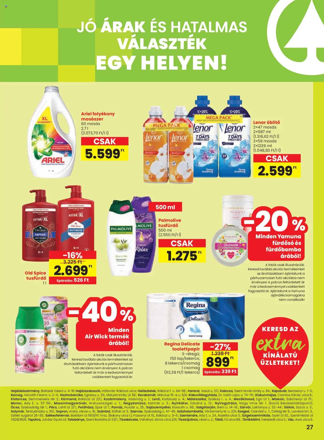 Spar akciós ujság - amely érvényes a következő dátumtól: 24.10.2025 | Oldal: 8 | Termékek: Old spice, Fürdősó, Tusfürdő, Mosószer