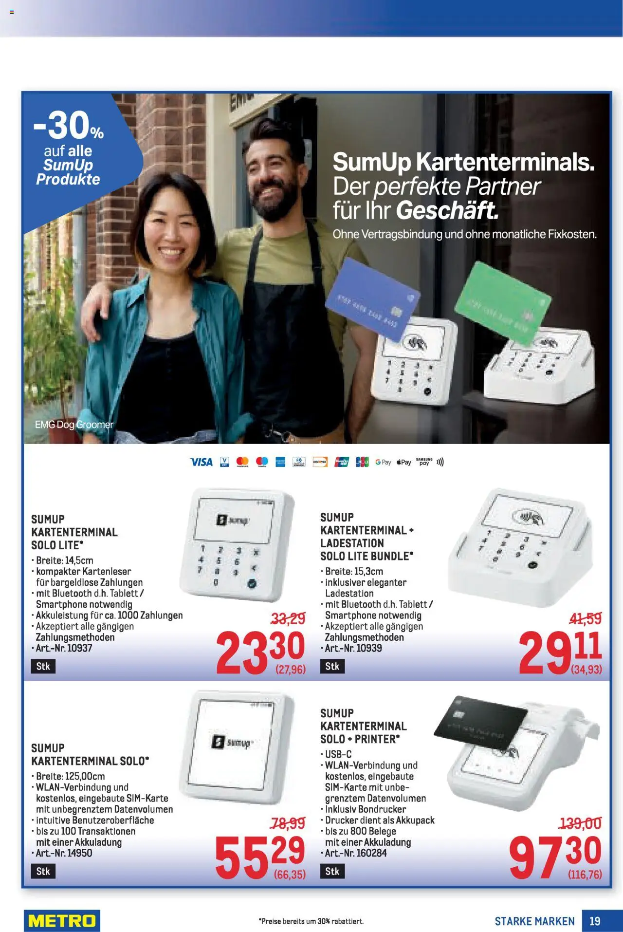 Metro  Angebote Starke Marken gültig ab 07.08.2025 | Seite: 19 | Produkte: Smartphone, Drucker, Samsung