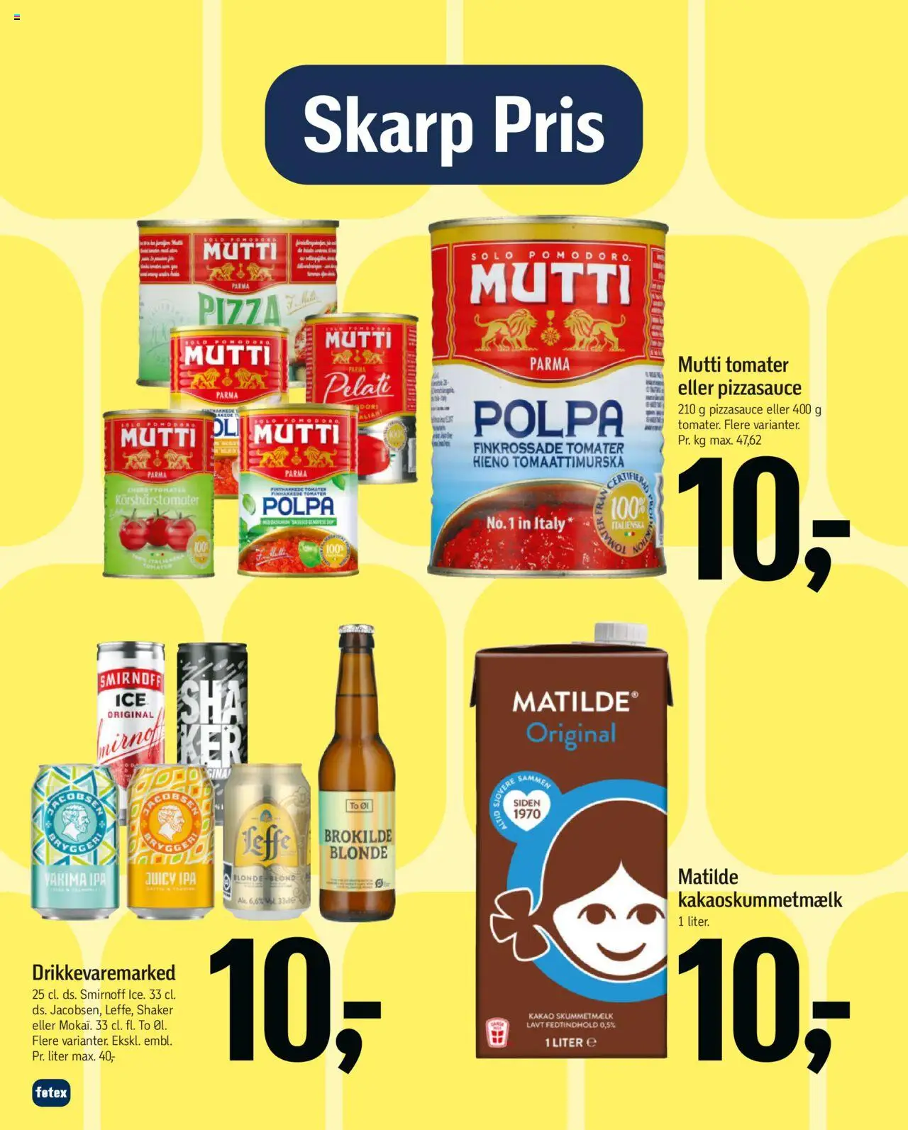 Føtex Tilbudsavis gyldig fra 15.08.2025 | Side: 2 | Produkter: Pizza, Tomater, Kakao, Cherrytomater