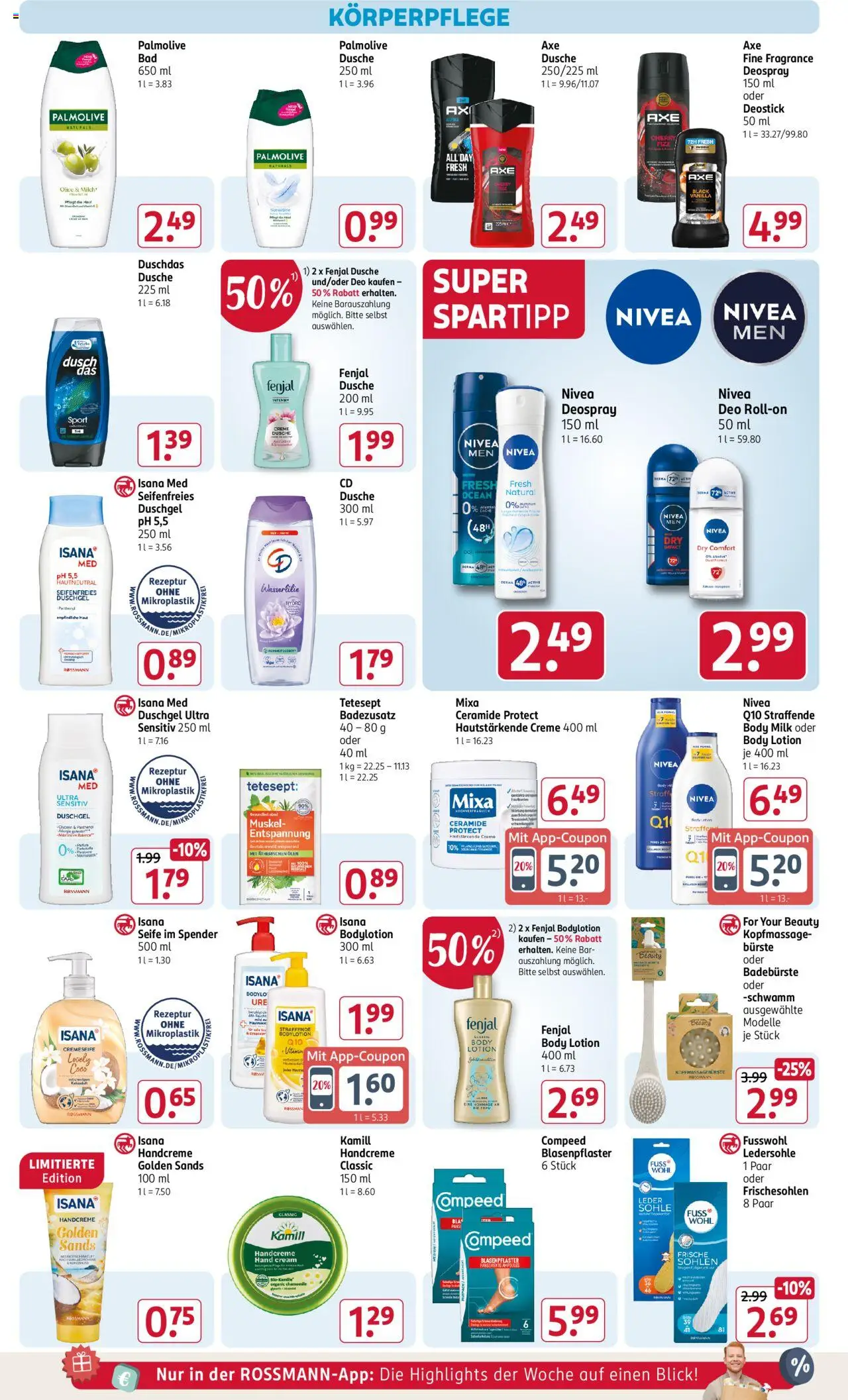 Rossmann Prospekt 	 – gültig ab 15.09.2025 | Seite: 14 | Produkte: Bürste, Seife, Duschdas, Shower Gel
