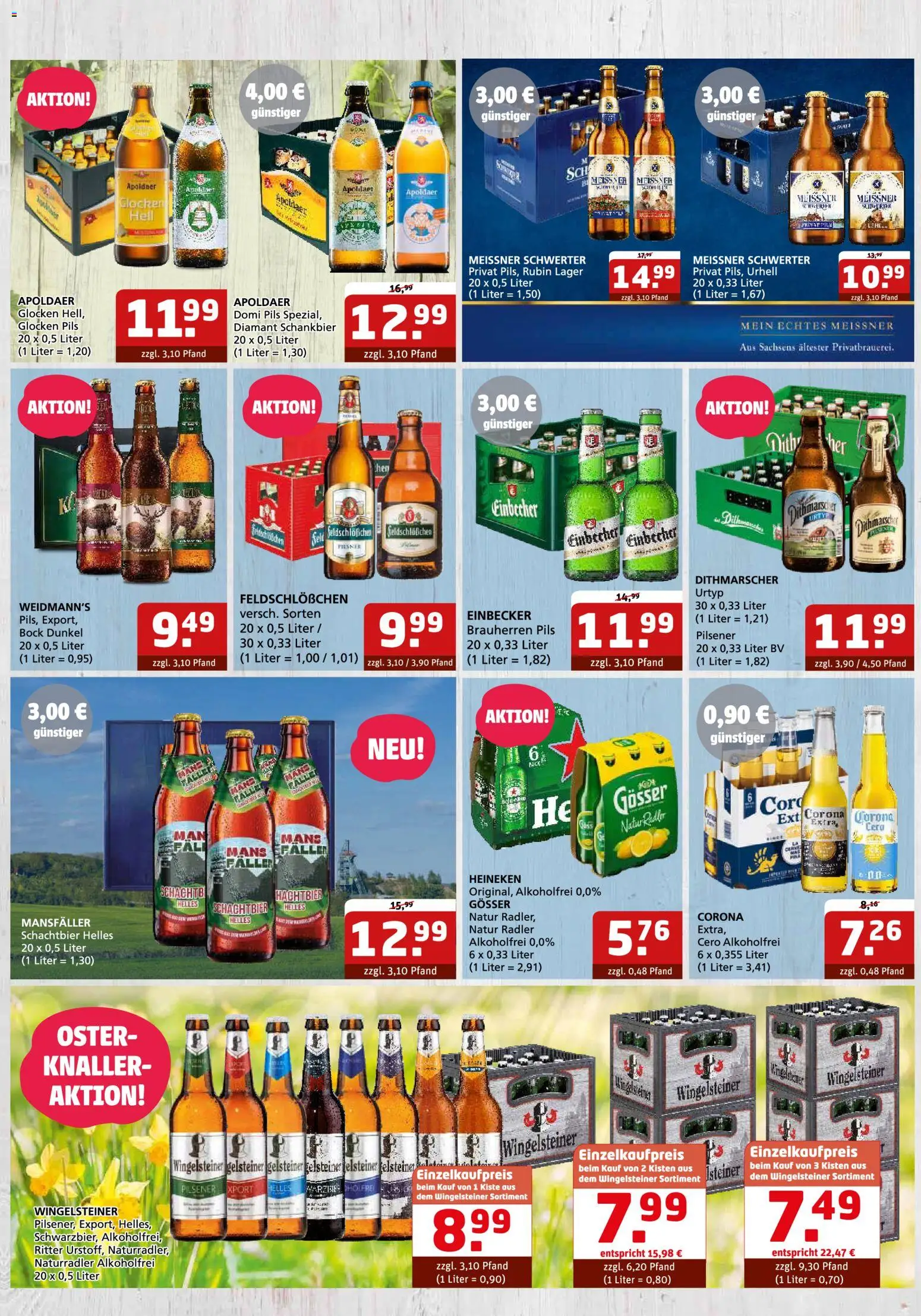 Getränke Quelle Prospekt Delitzsch	 – gültig ab 30.03.2026 | Seite: 4 | Produkte: Pils, Heineken, Radler