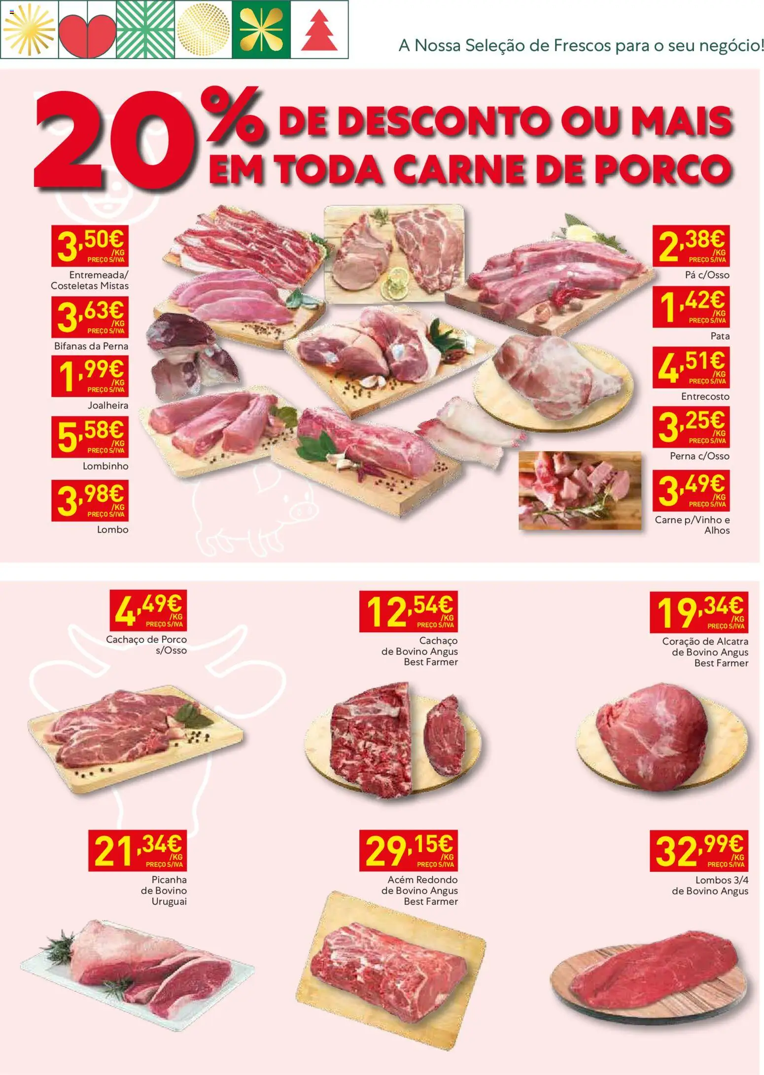 Recheio - Madeira │ válido de 25.12.2025 | Página: 3 | Produtos: Alhos, Carne de porco, Carne, Pá