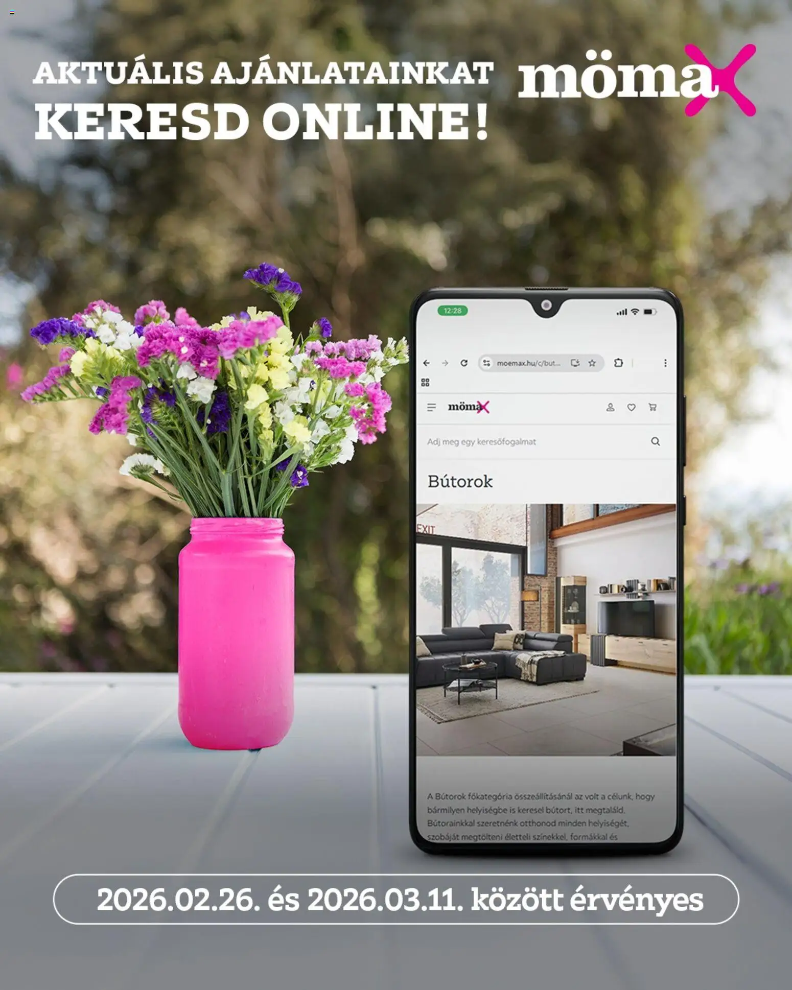 Mömax akciós ujság - amely érvényes a következő dátumtól: 26.02.2026 | Oldal: 1