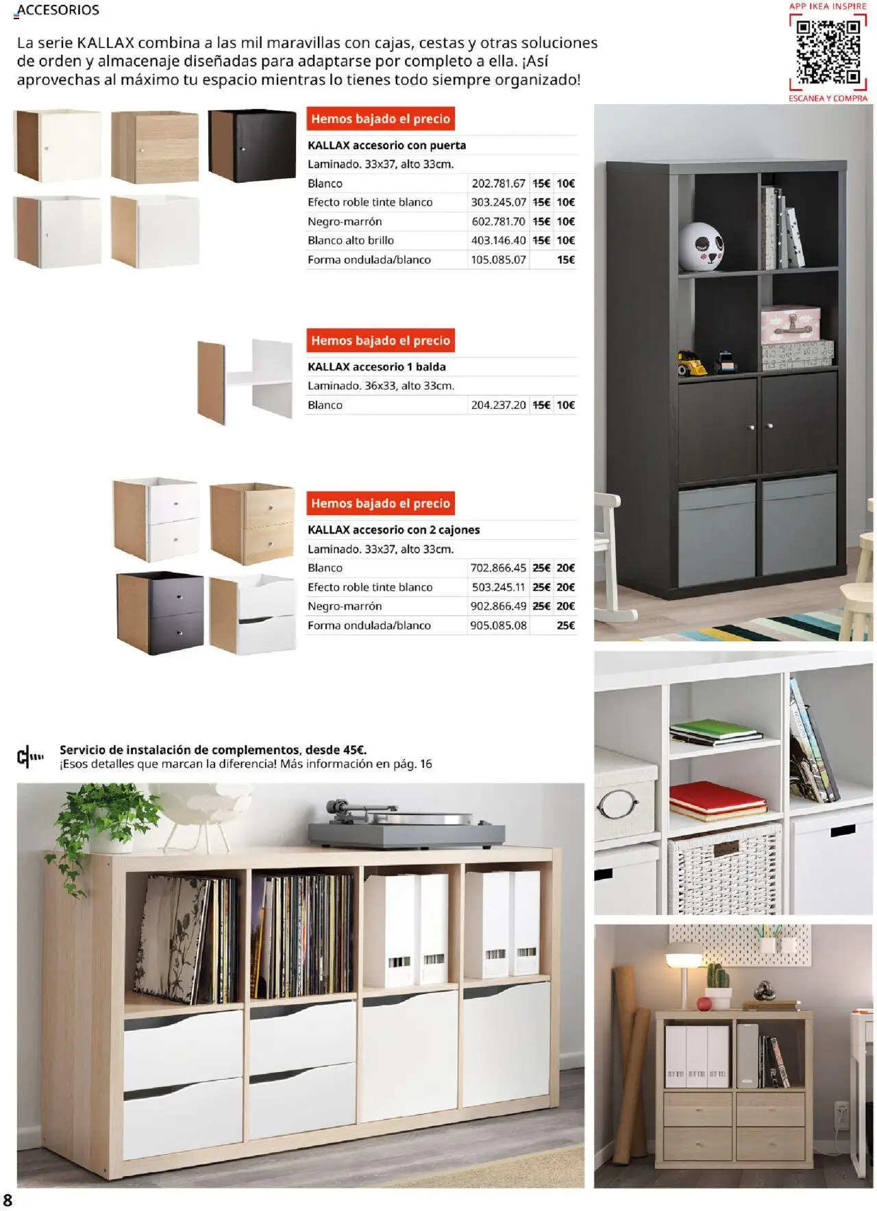 Catálogo IKEA Kallax │ válido desde el 04.02.2025 | Página: 8 | Productos: Tinte, Almacenaje