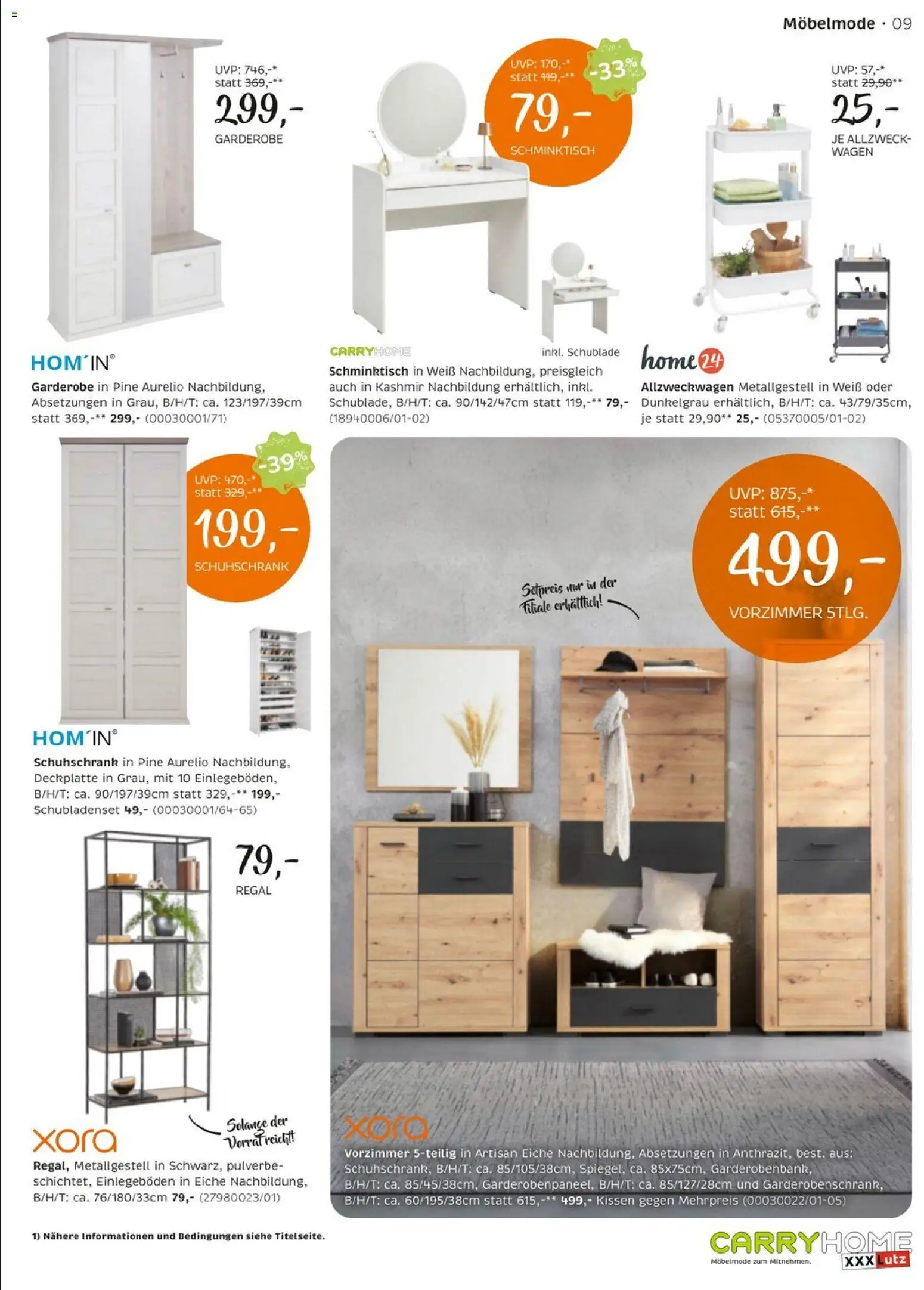 XXXLutz Carry Home gültig ab 21.04.2026 | Seite: 9 | Produkte: Kissen, Regal