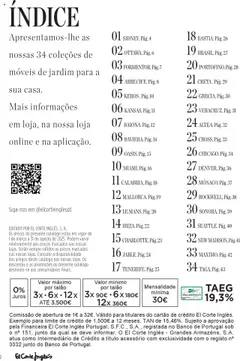 Pré-visualização El Corte Ingles folheto válido de 23.04.2025 | Página: 2 | Produtos: Banco, Móveis de jardim