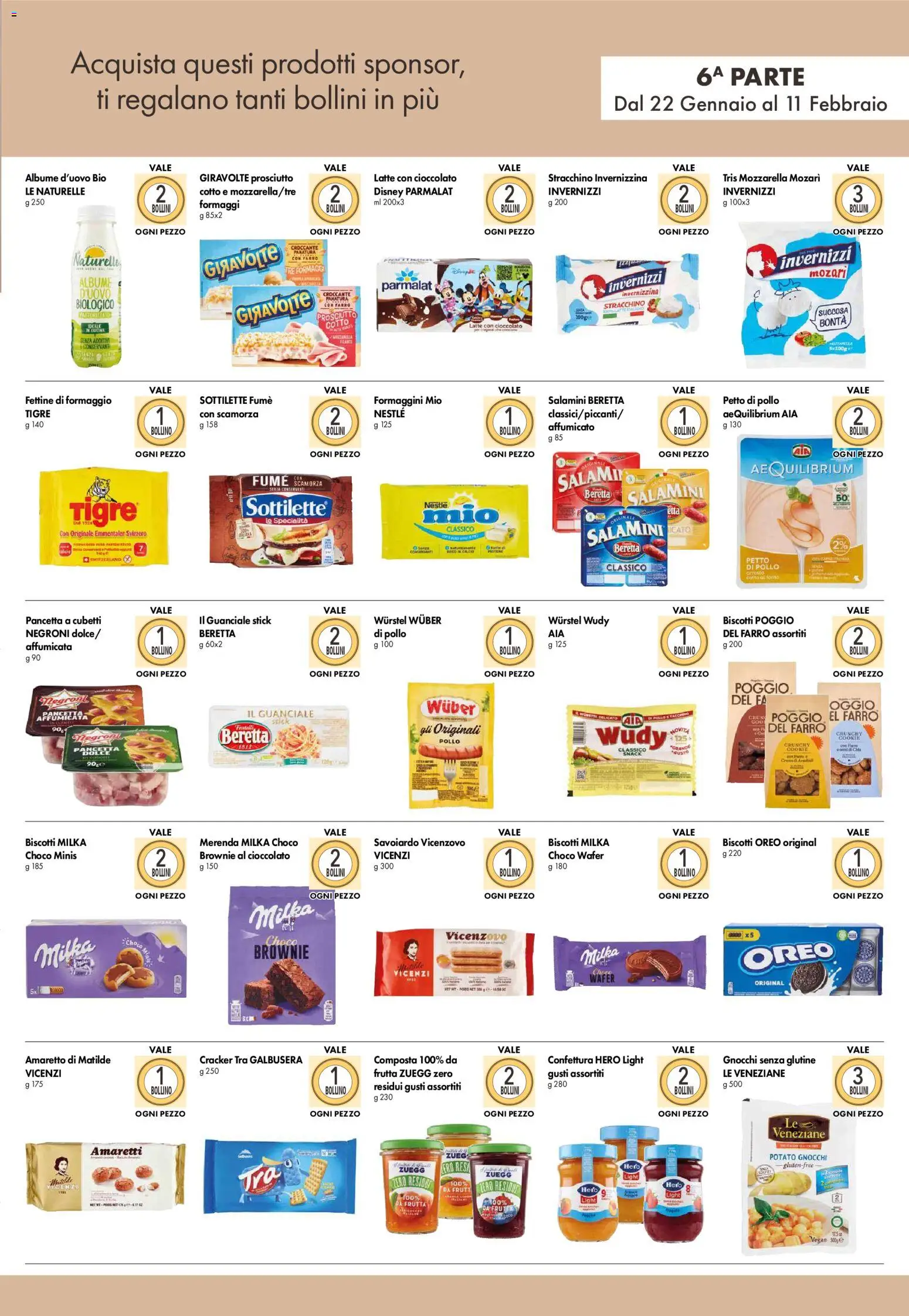 Volantino Famila del 22.01.2026 | Pagina: 3 | Prodotti: Petto di Pollo, Arrosto, Formaggio, Guanciale