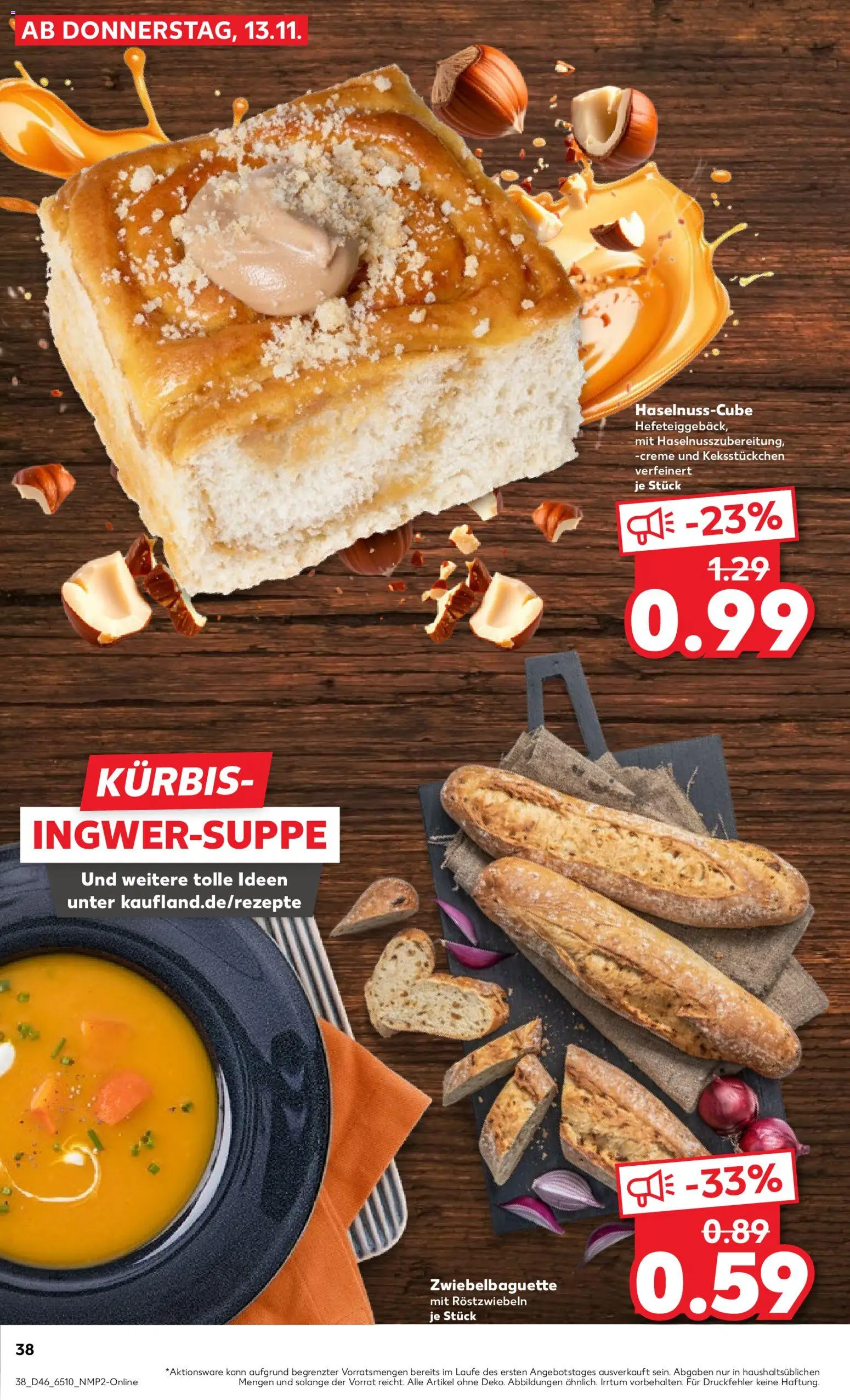 Kaufland prospekt Köln	 – gültig ab 13.11.2025 | Seite: 38 | Produkte: Creme, Kürbis