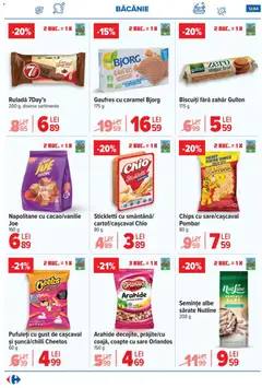 Ofertele Carrefour valabile de la 29.10.2025 | Pagină: 14 | Produse: Cașcaval, Semințe, Pufuleți, Biscuiți